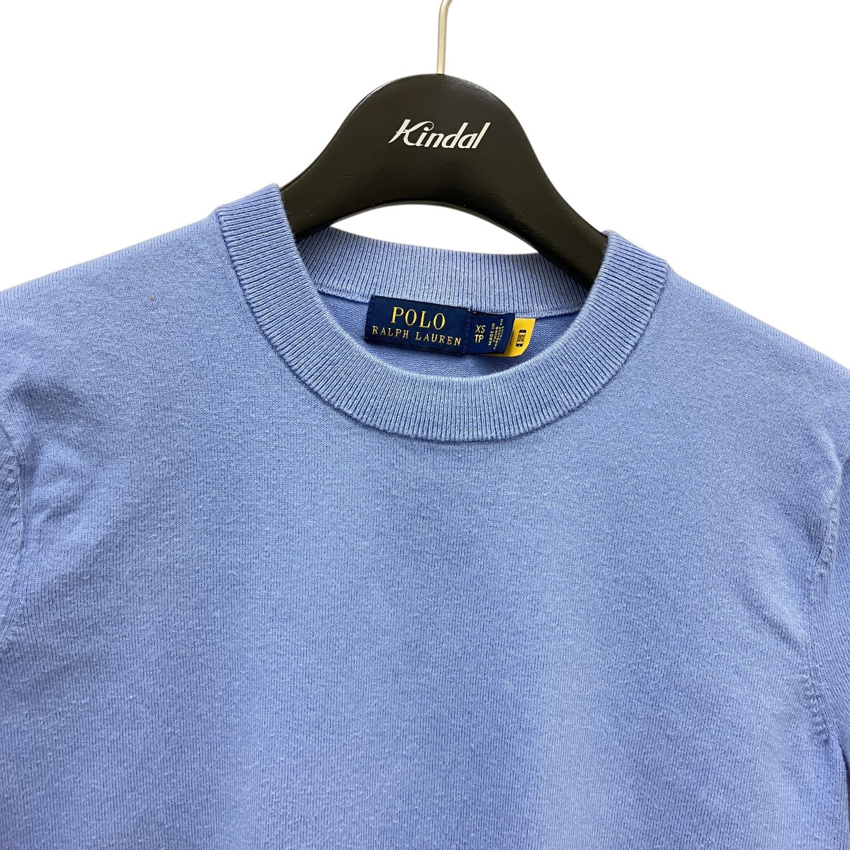 POLO RALPH LAUREN(ポロラルフローレン) ニットTシャツ スカイブルー