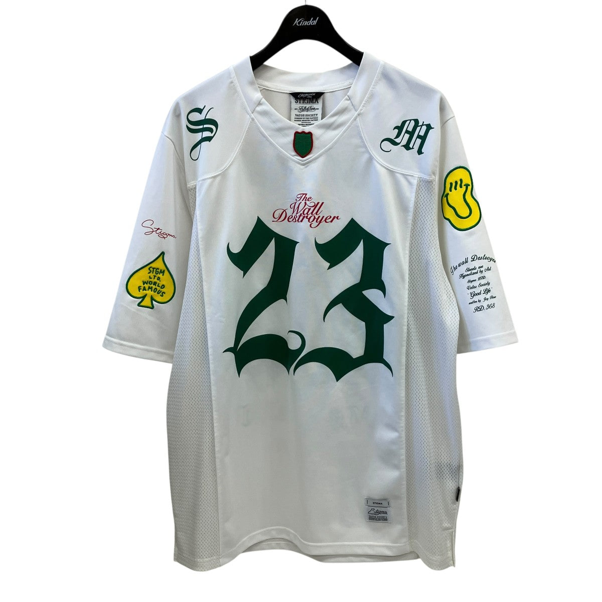 STIGMA フットボール半袖シャツ070 8700 5460 古着・中古-1枚目のアイテム画像