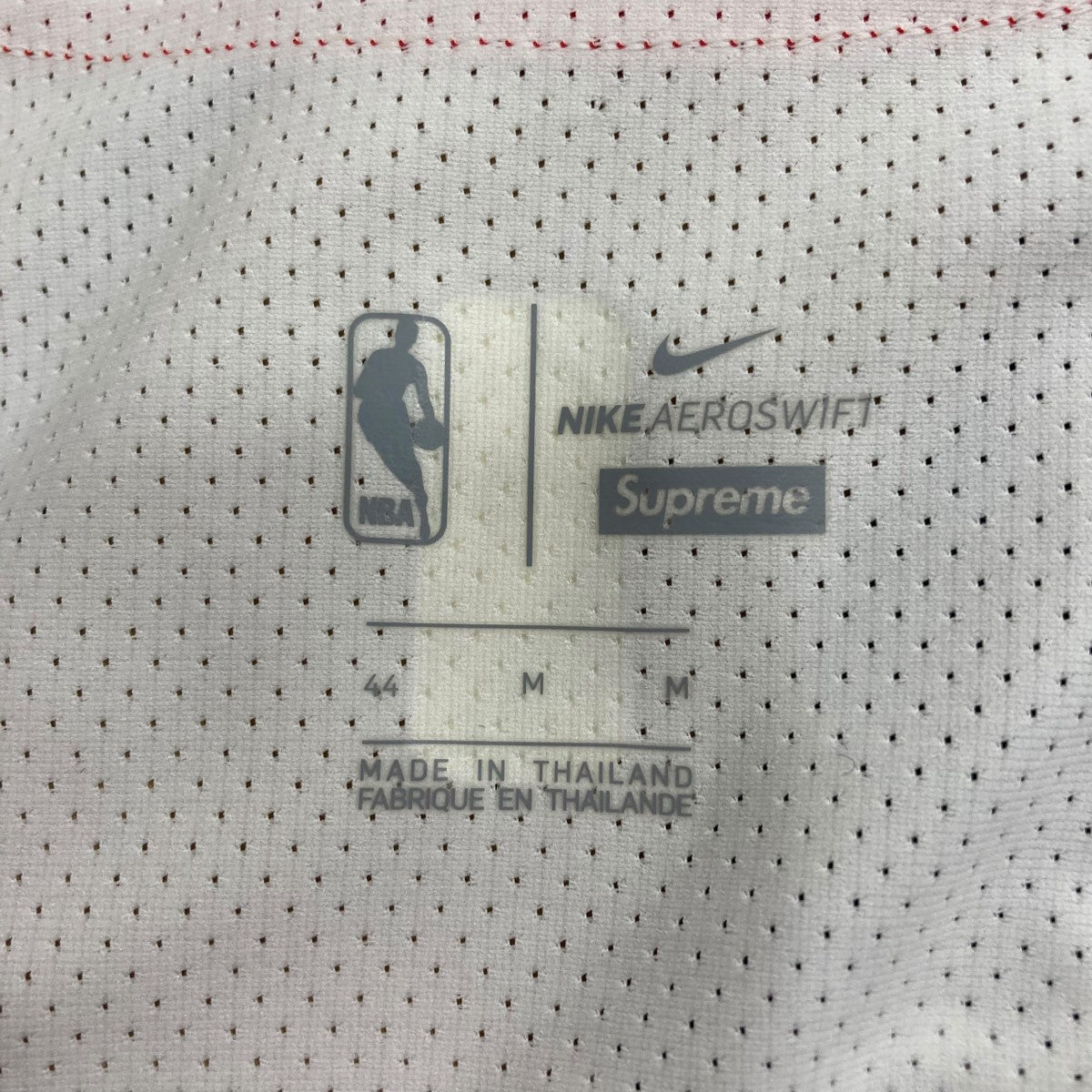 NIKE×Supreme バスケシャツ AQ4228-100 ホワイト×マルチカラー サイズ