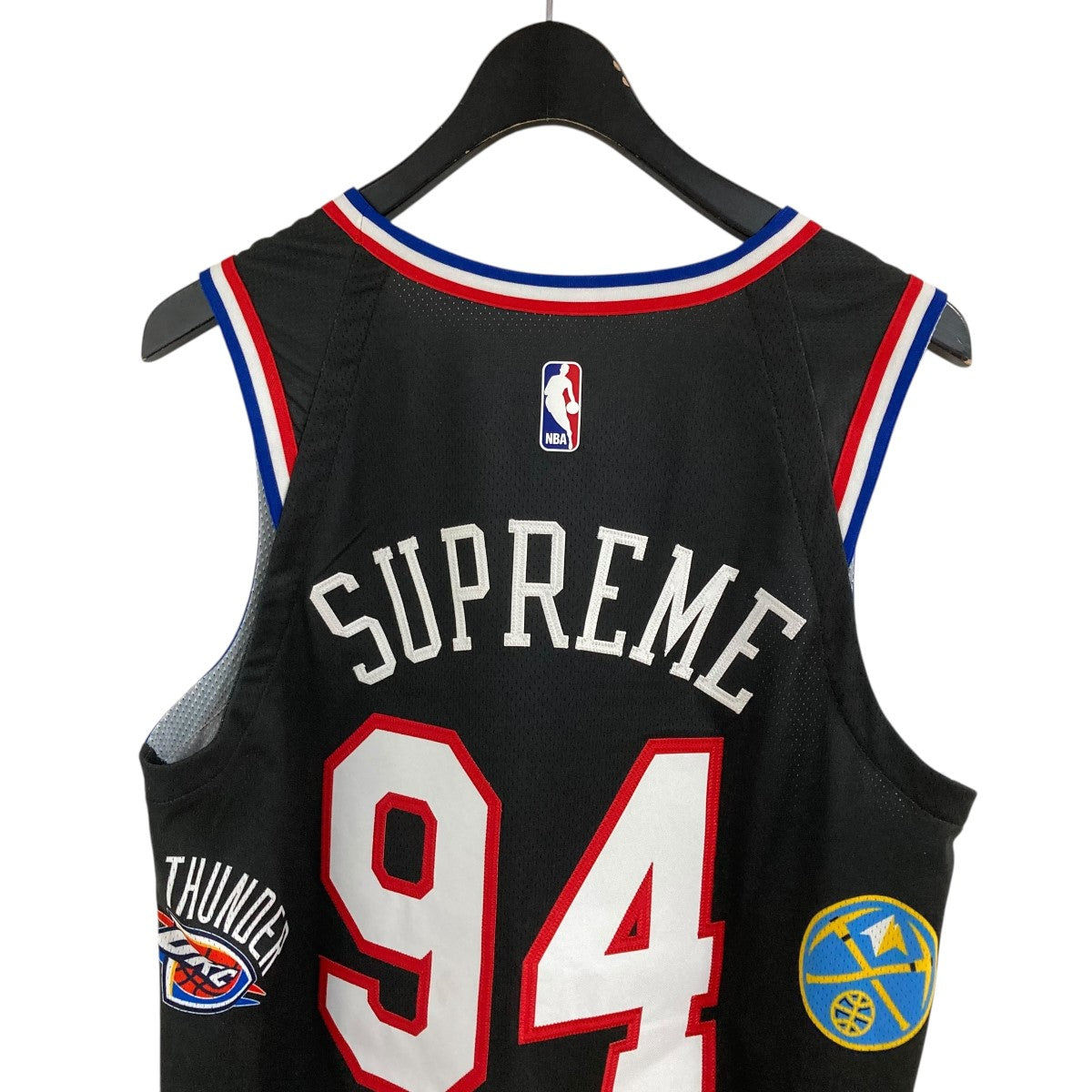 NIKE×Supreme バスケシャツ AQ4227-010 ブラック×マルチカラー サイズ