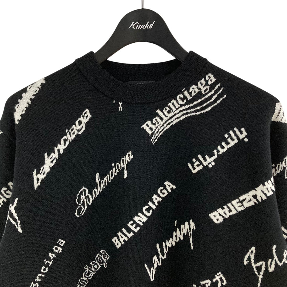 【夏セール】Balenciaga バレンシアガ　セーター　ニット BALENCIAGA 【値下げ】BALENCIAGA スパークリーニット 482208 シルバー