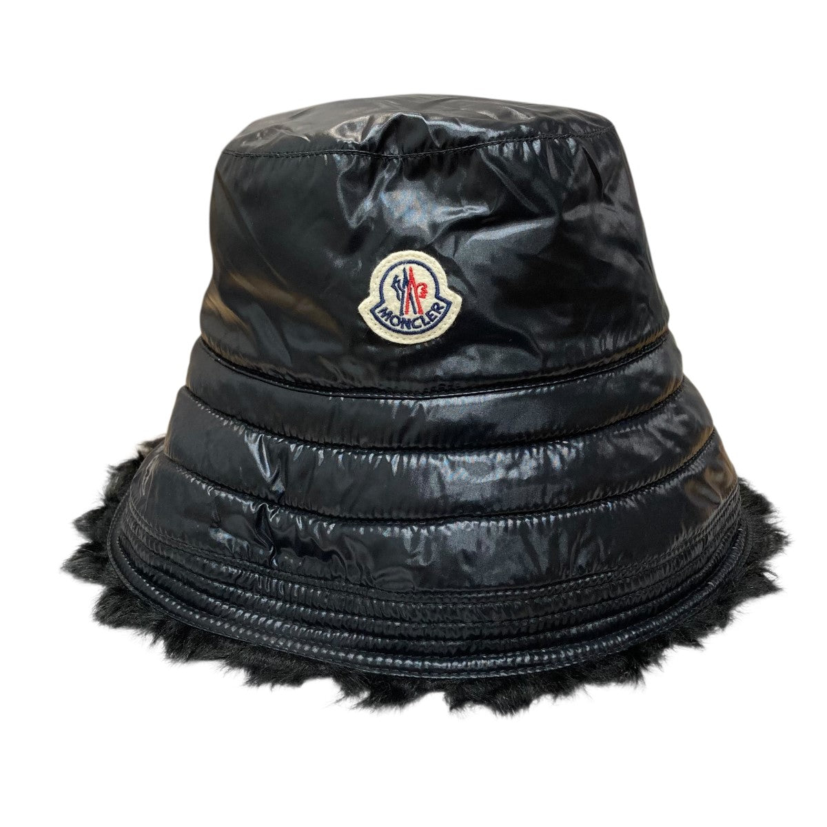 MONCLER ボアパデッドバケットハット 古着・中古-2枚目のアイテム画像