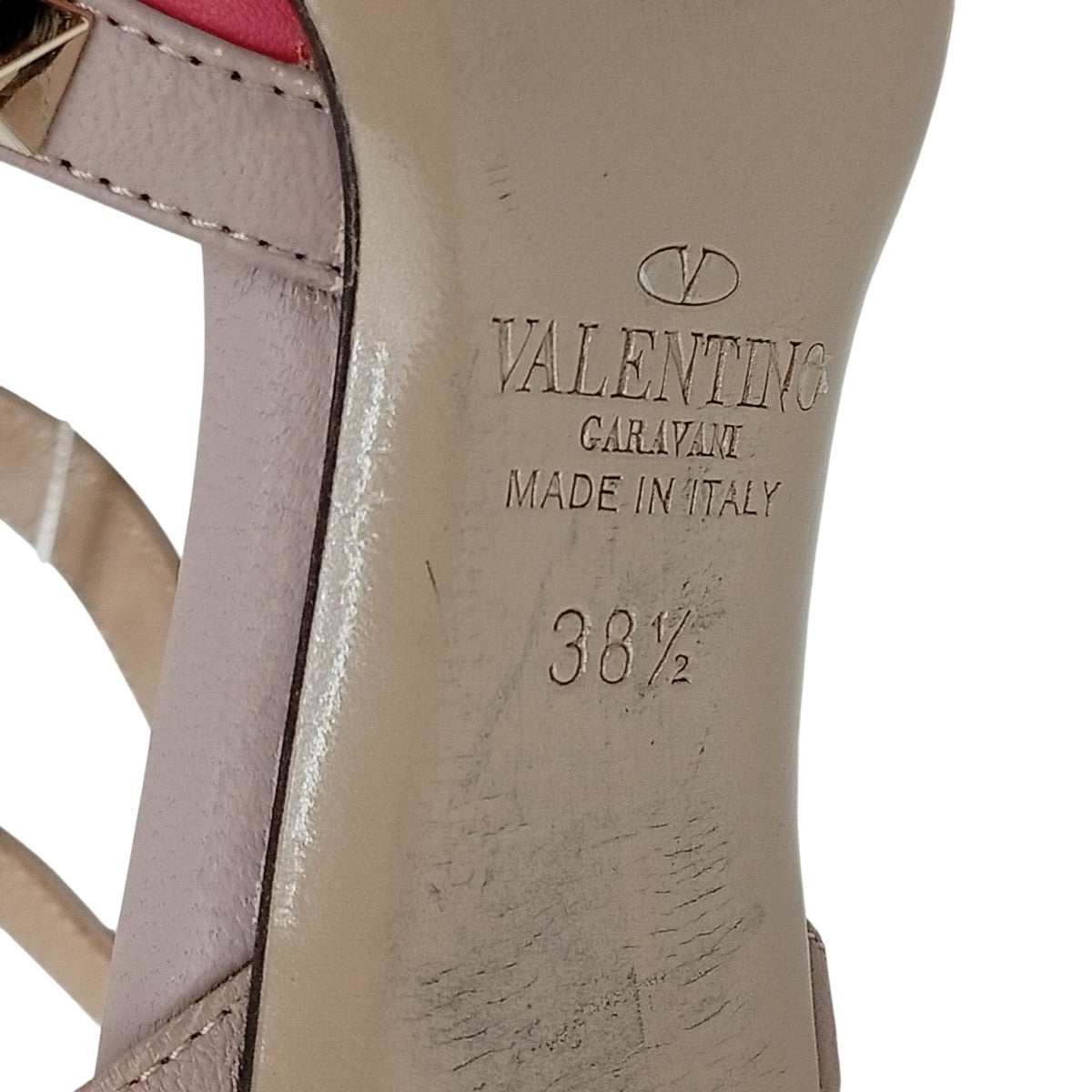 VALENTINO スタッズヒールパンプス 古着・中古-4枚目のアイテム画像