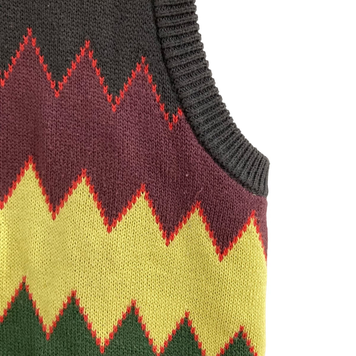 stussy ニットベスト 古着・中古-3枚目のアイテム画像