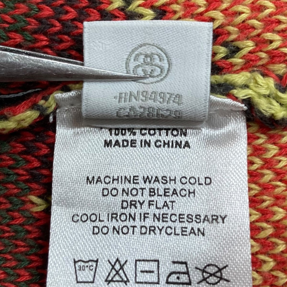 stussy ニットベスト 古着・中古-9枚目のアイテム画像
