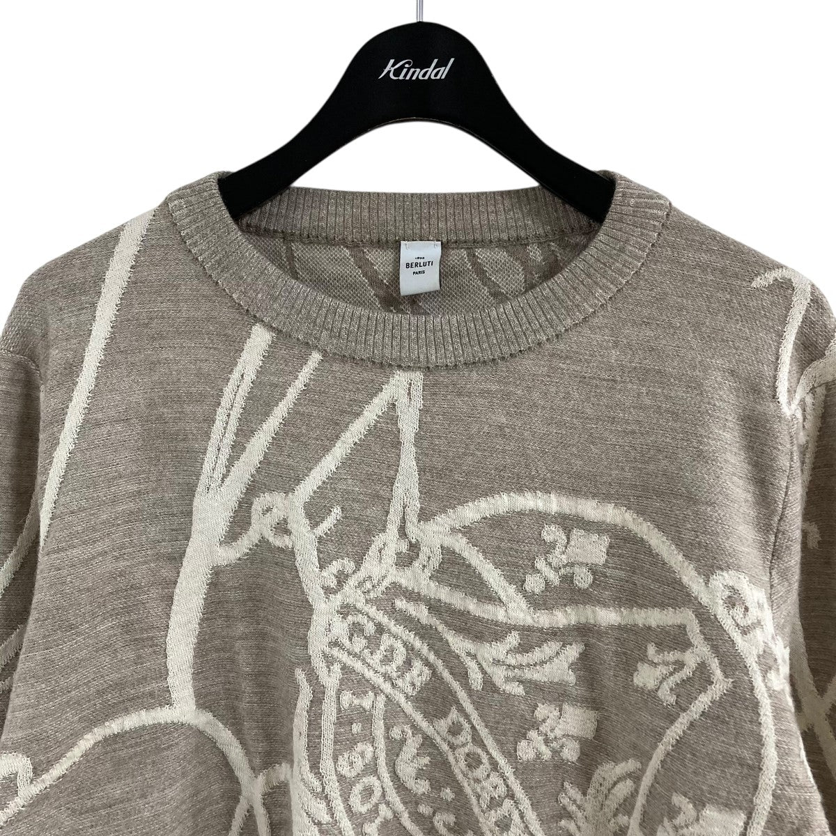 Berluti カリグラフィ ウールニット 古着・中古-2枚目のアイテム画像