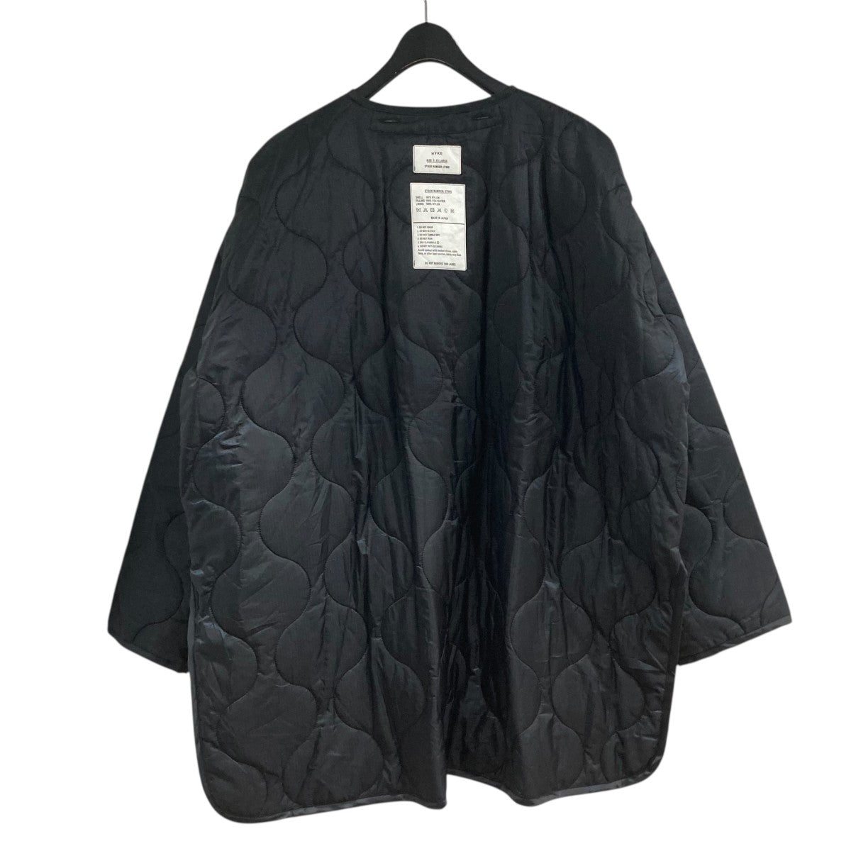 HYKE(ハイク) 25AWキルティングジャケット27065 27065 ブラック サイズ