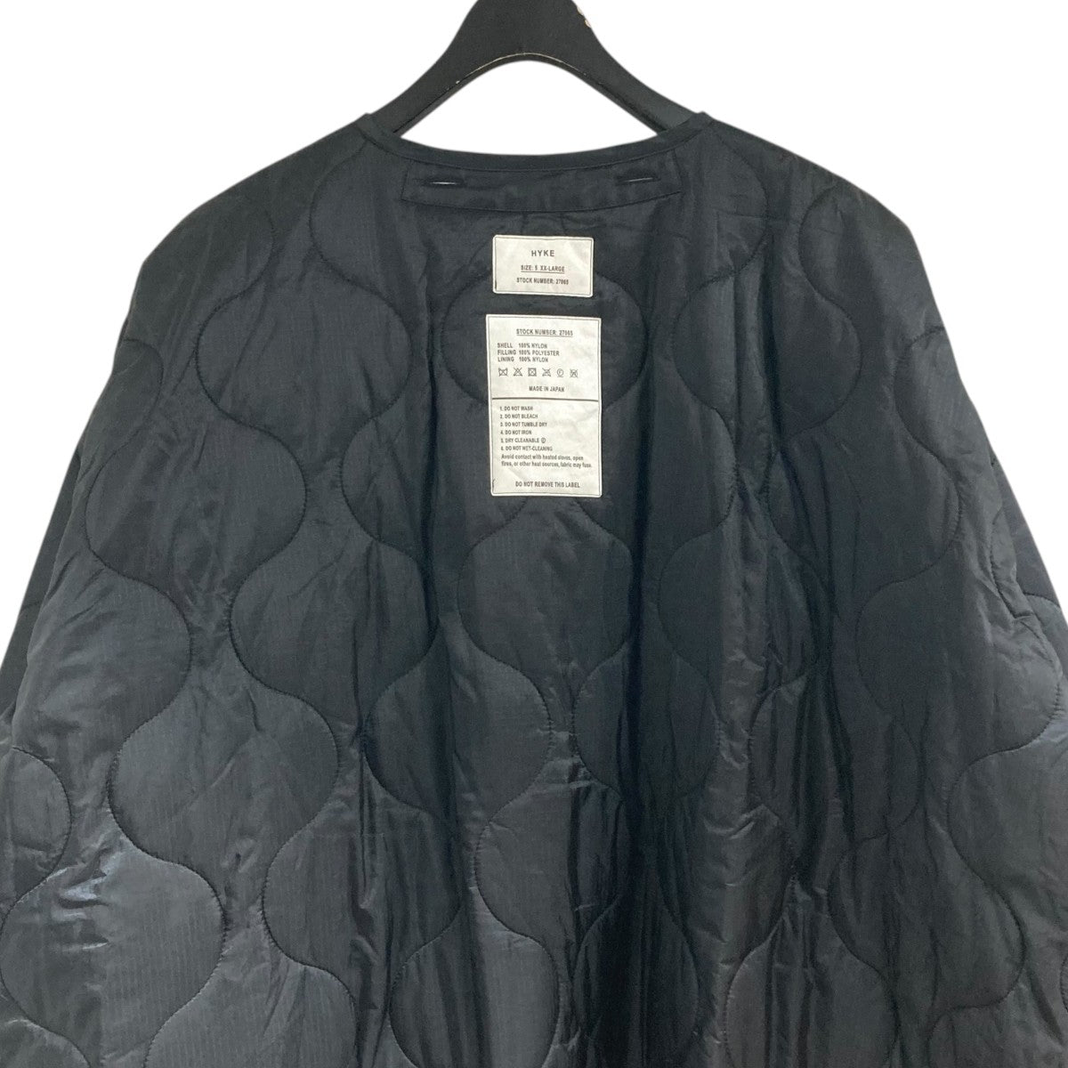 HYKE(ハイク) 25AWキルティングジャケット27065 27065 ブラック サイズ