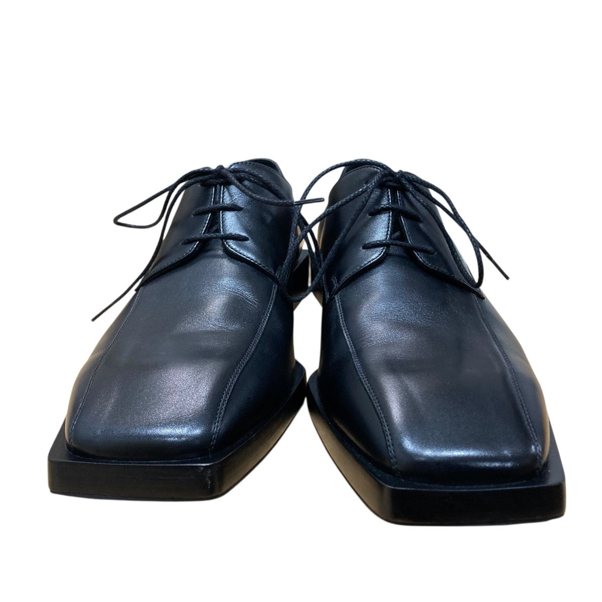 BALENCIAGAスクエアレザーシューズ org.jpg