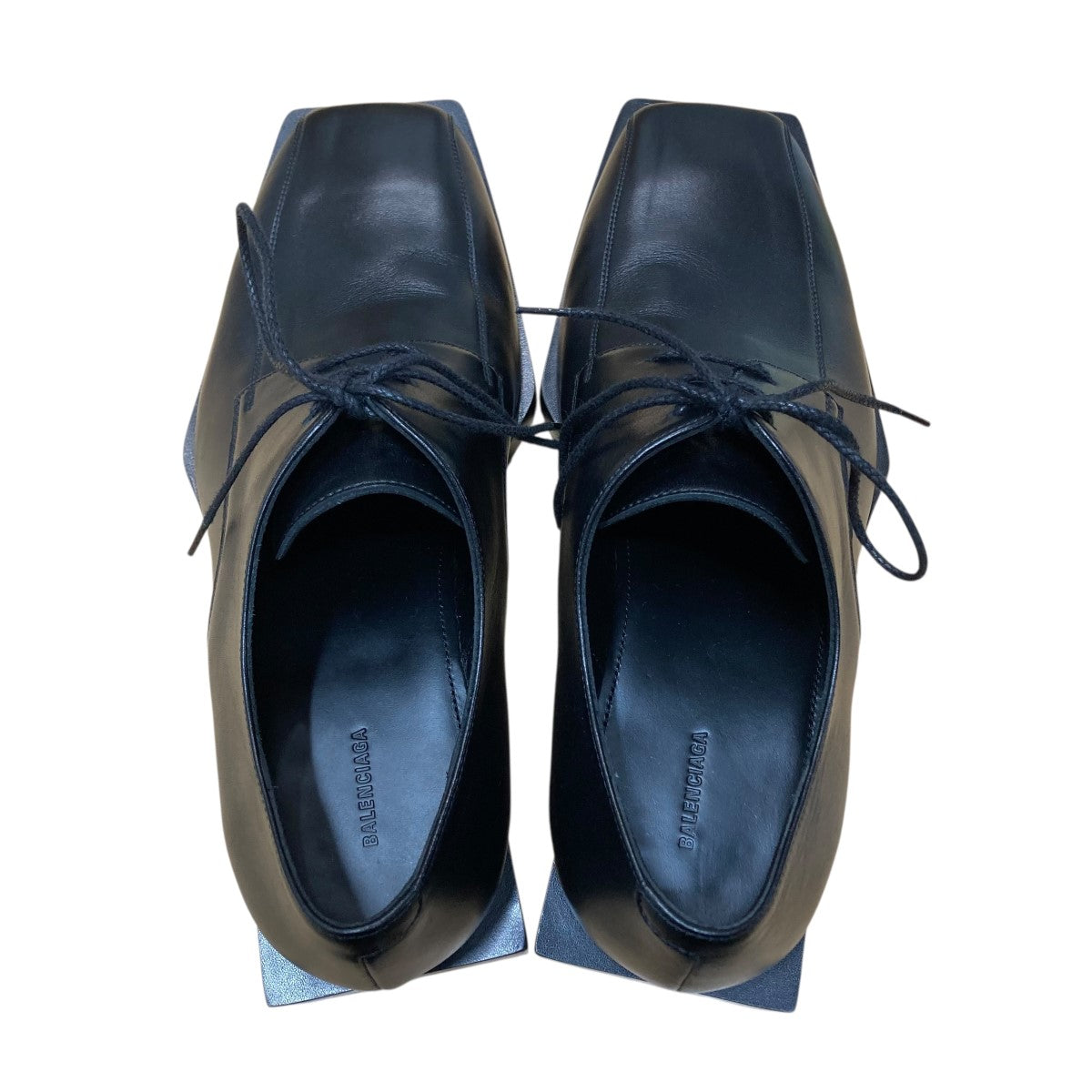 BALENCIAGA(バレンシアガ) スクエアトゥーダービーシューズ617640