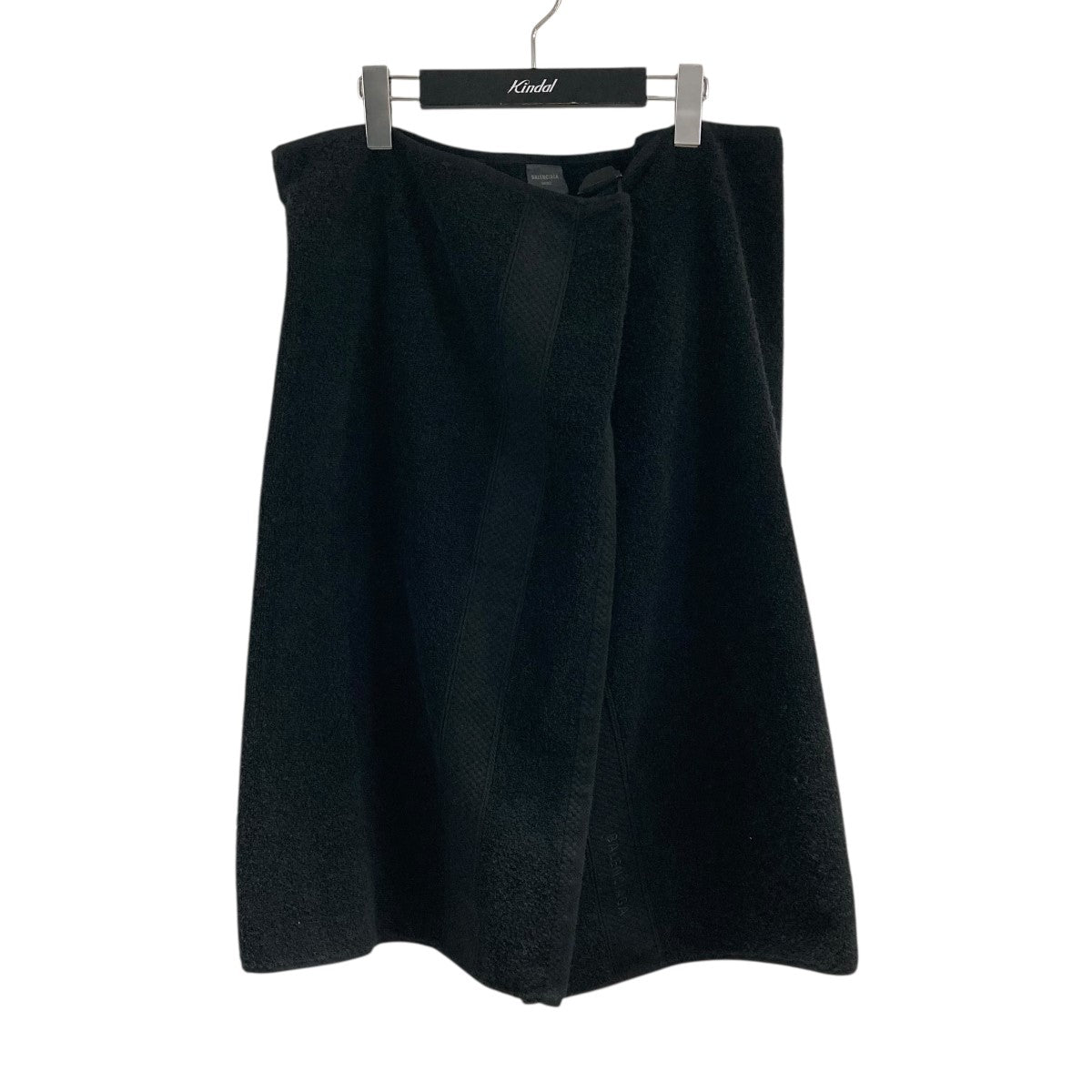 BALENCIAGA(バレンシアガ) タオル地巻きスカート 768726 ブラック