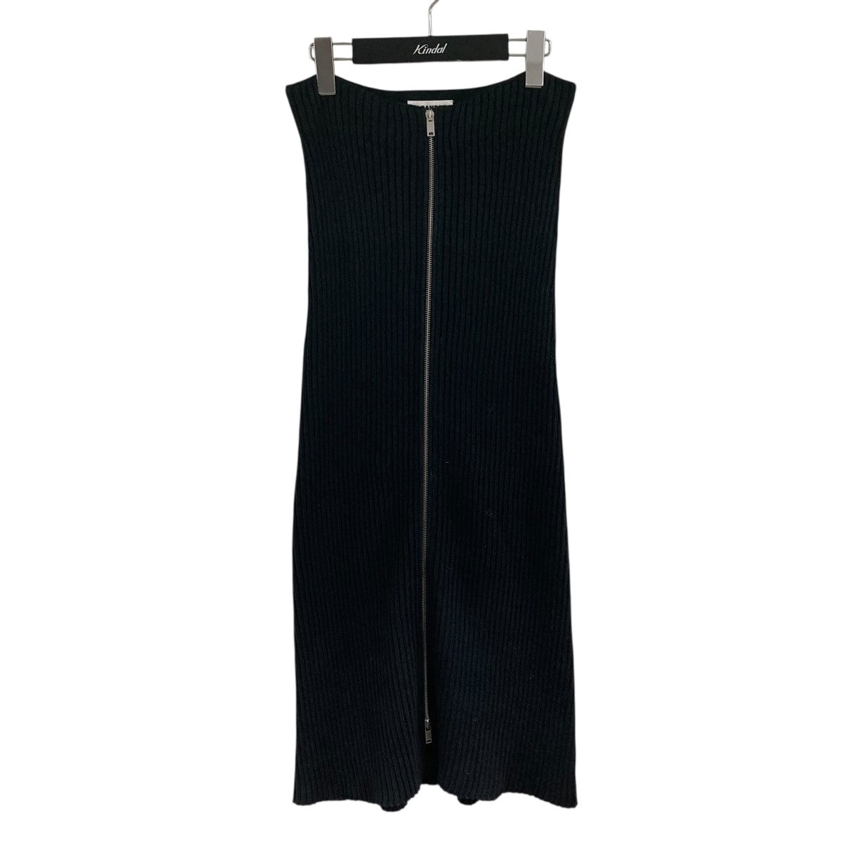 JIL SANDER ジップニットスカート 古着・中古-1枚目のアイテム画像