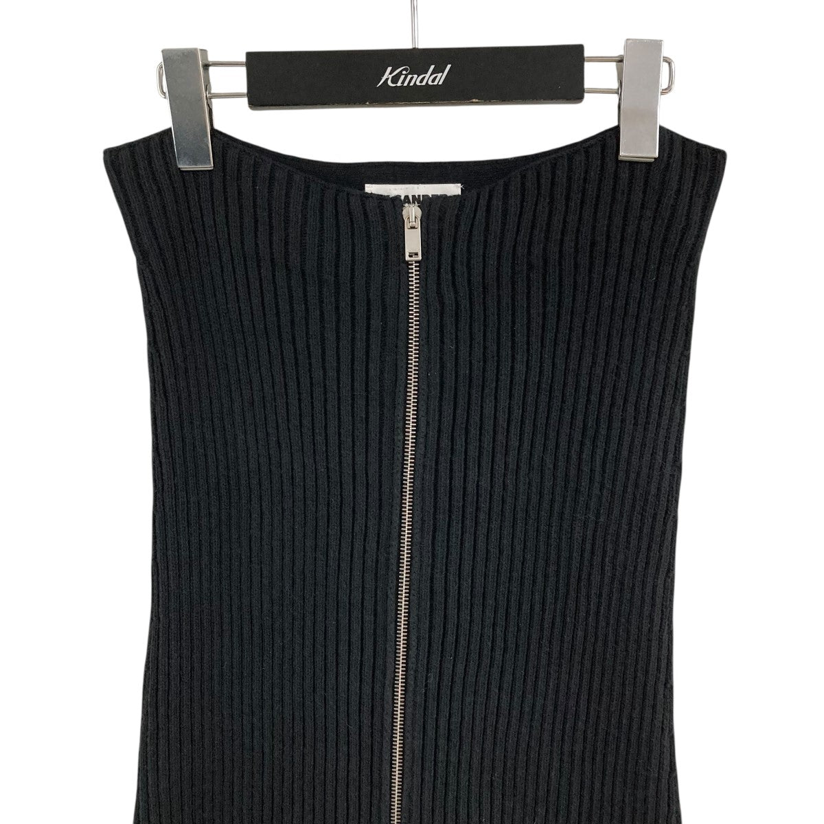 JIL SANDER ジップニットスカート 古着・中古-2枚目のアイテム画像