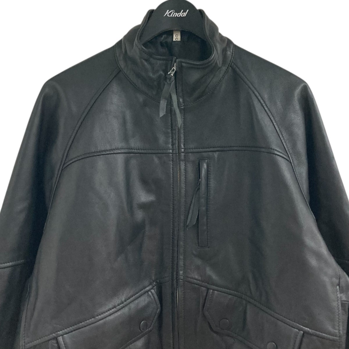 CCU レザーハイネックブルゾン ジャケットSH-68-C-SHEEP-4 HIGH NECK BLOUSON 古着・中古-2枚目のアイテム画像