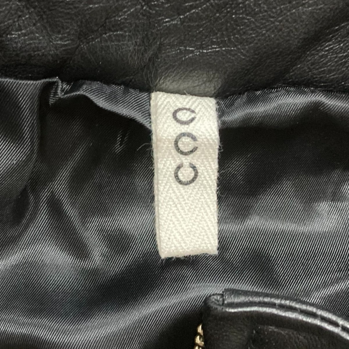 CCU レザーハイネックブルゾン ジャケットSH-68-C-SHEEP-4 HIGH NECK BLOUSON 古着・中古-6枚目のアイテム画像