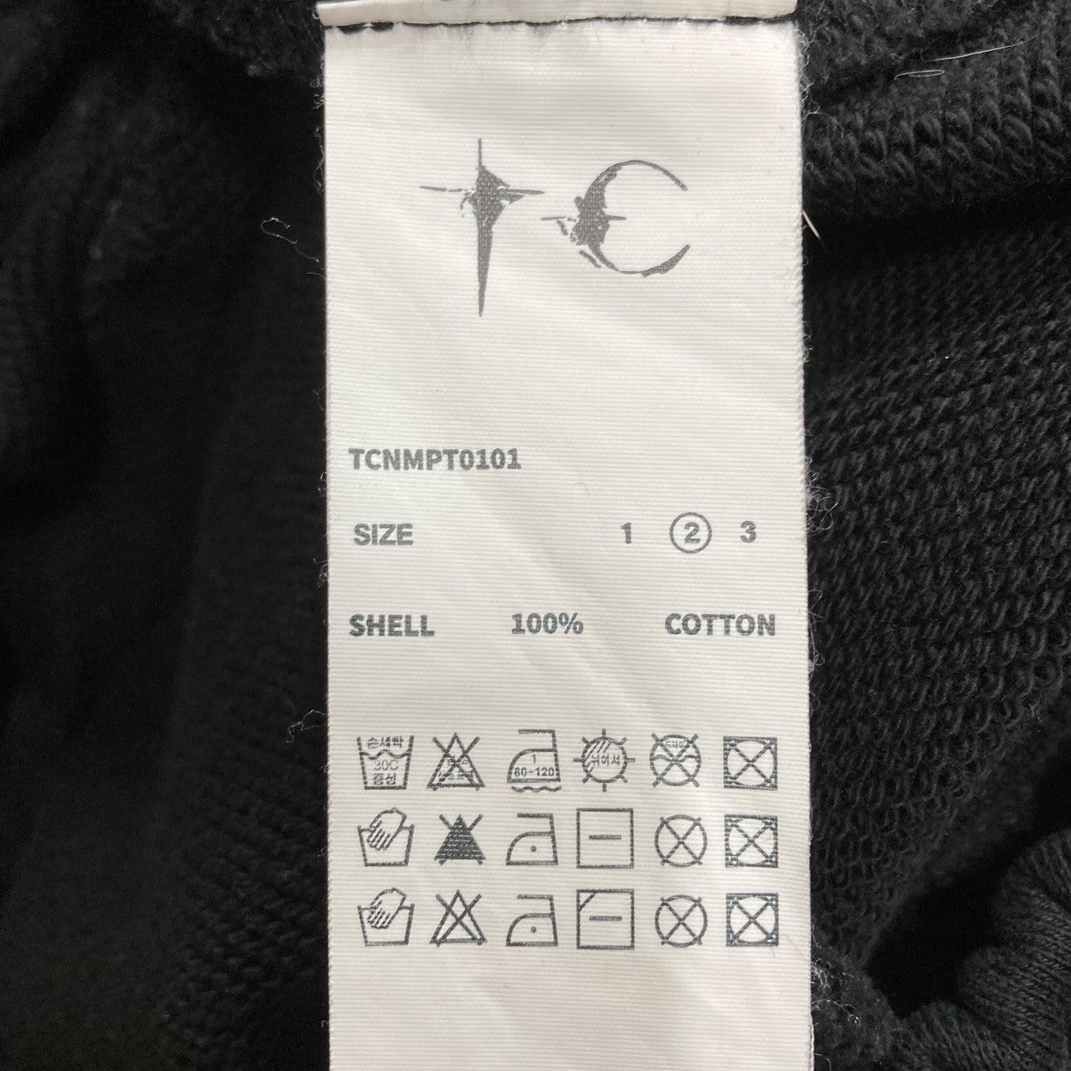 THUG CLUB(サグクラブ) スウェットパンツ TCNMPT0101 ブラック サイズ