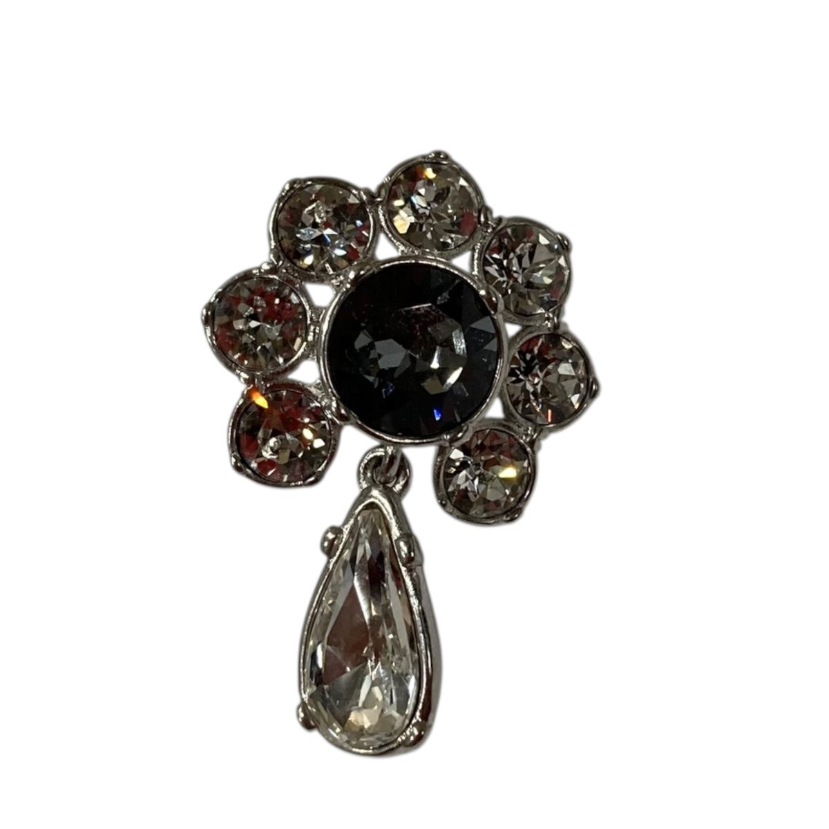 DIOR フラワードロップシングルピアス 古着・中古-2枚目のアイテム画像