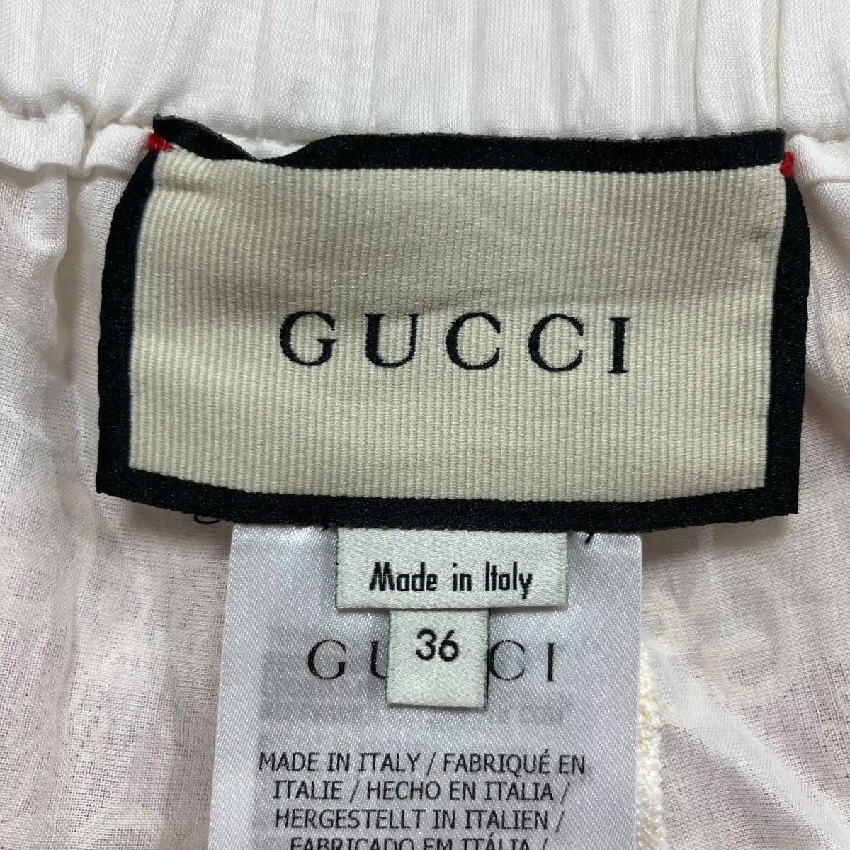 GUCCI GGエンブロイダリー コットン ショート パンツ 古着・中古-6枚目のアイテム画像