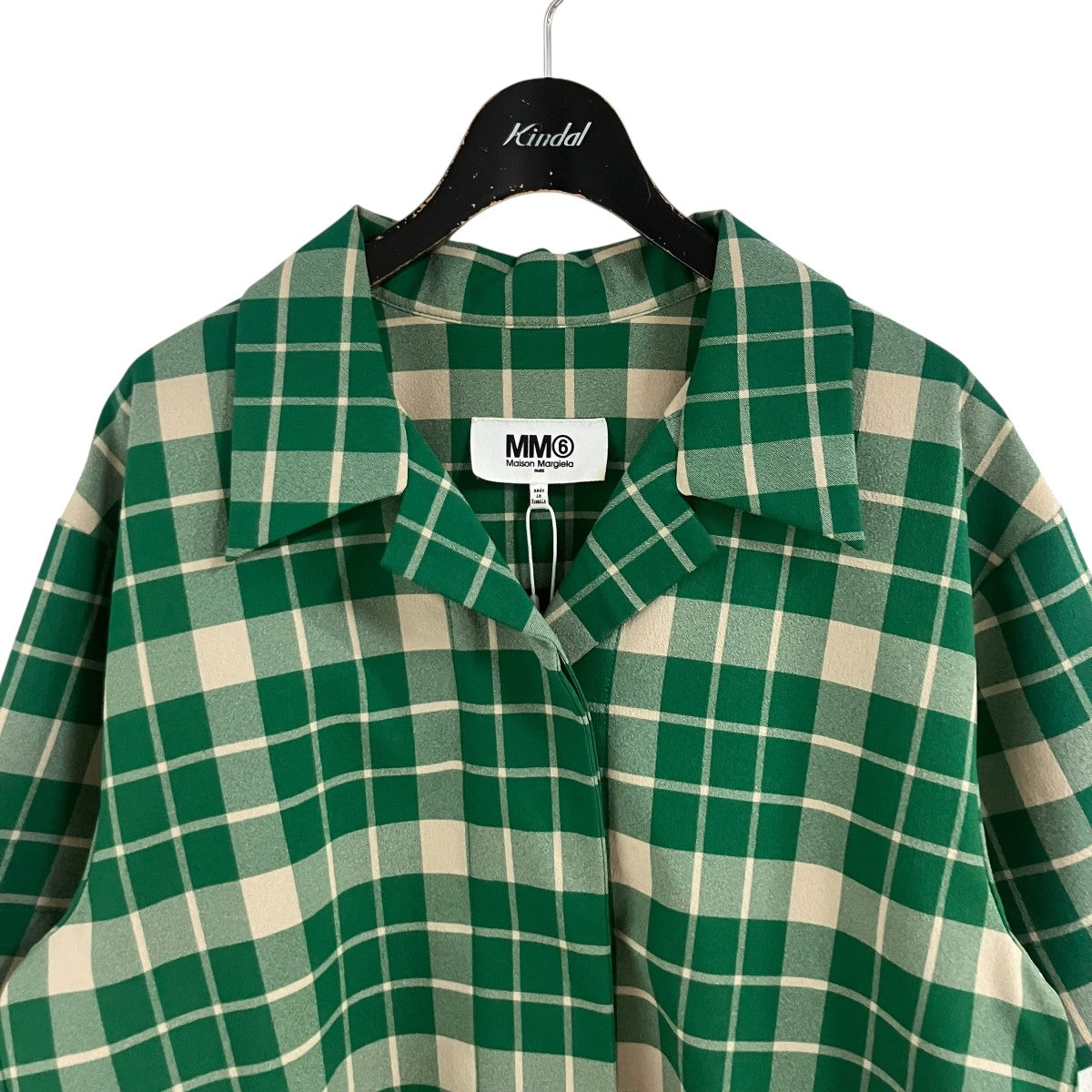 MM6 Maison Margiela チェックシャツ 古着・中古-2枚目のアイテム画像