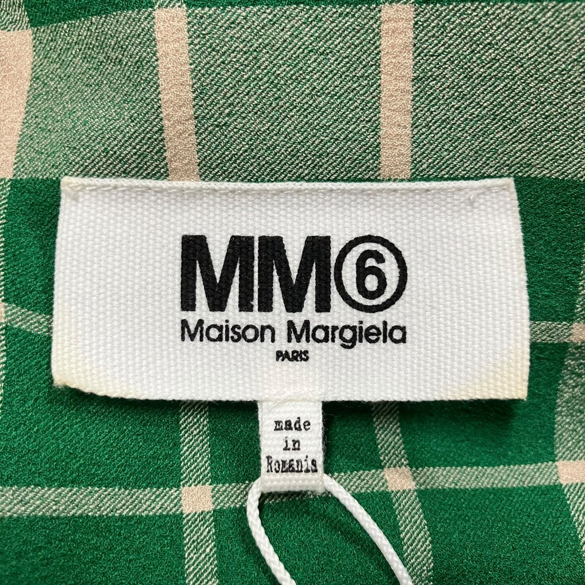 MM6 Maison Margiela チェックシャツ 古着・中古-5枚目のアイテム画像