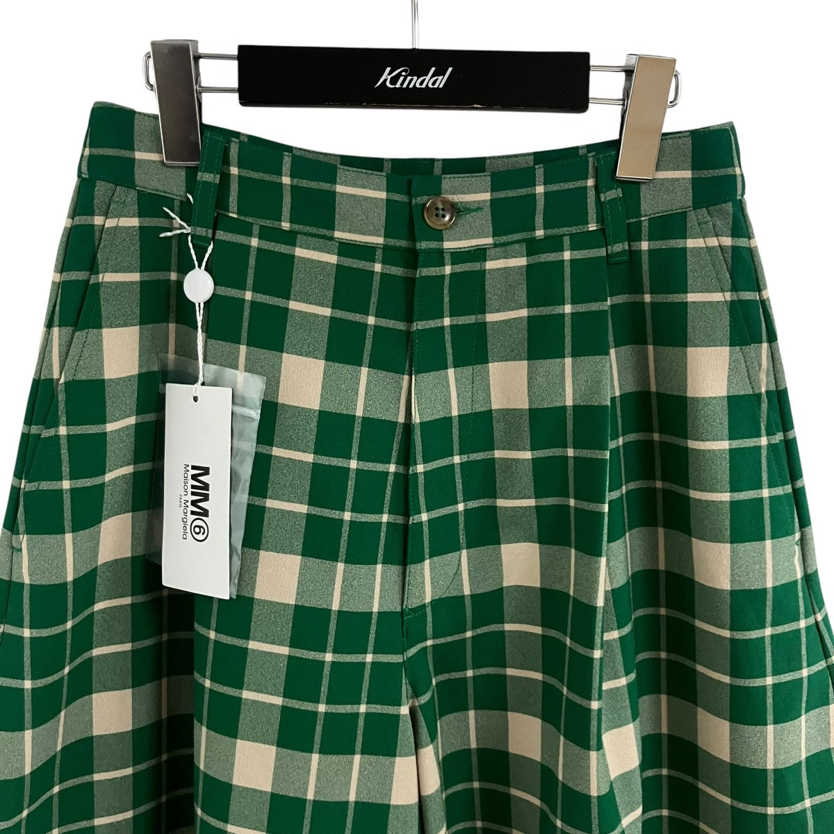 MM6 Maison Margiela チェックワイドショーツ 古着・中古-2枚目のアイテム画像