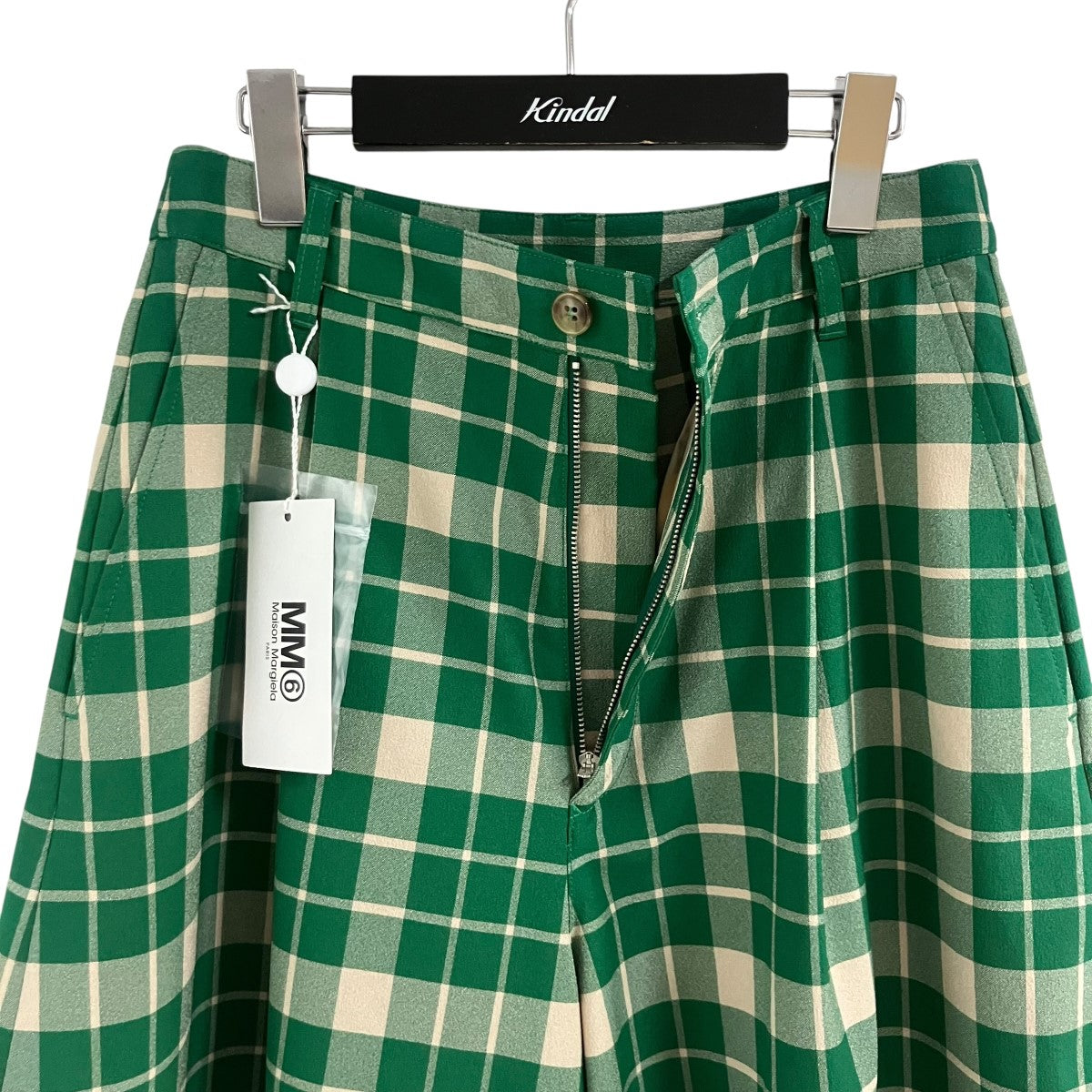 MM6 Maison Margiela チェックワイドショーツ 古着・中古-3枚目のアイテム画像
