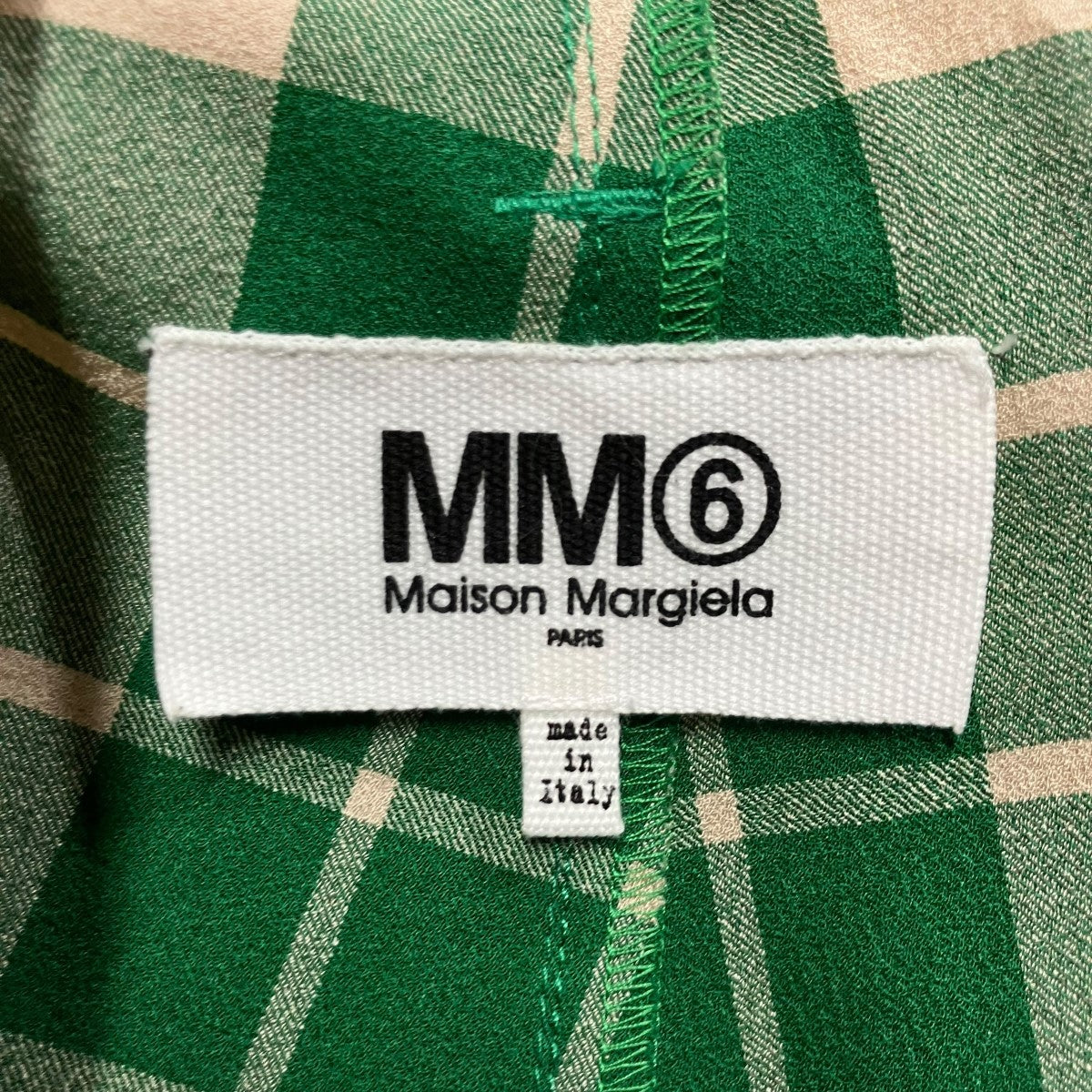 MM6 Maison Margiela チェックワイドショーツ 古着・中古-6枚目のアイテム画像