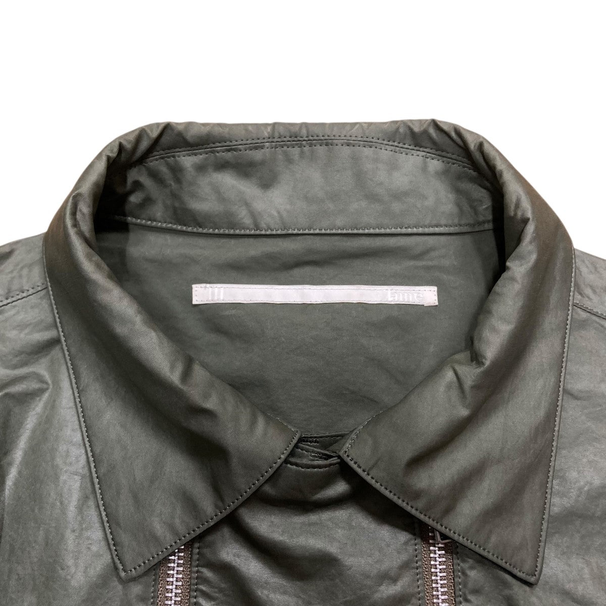 ダブルジップシャツ