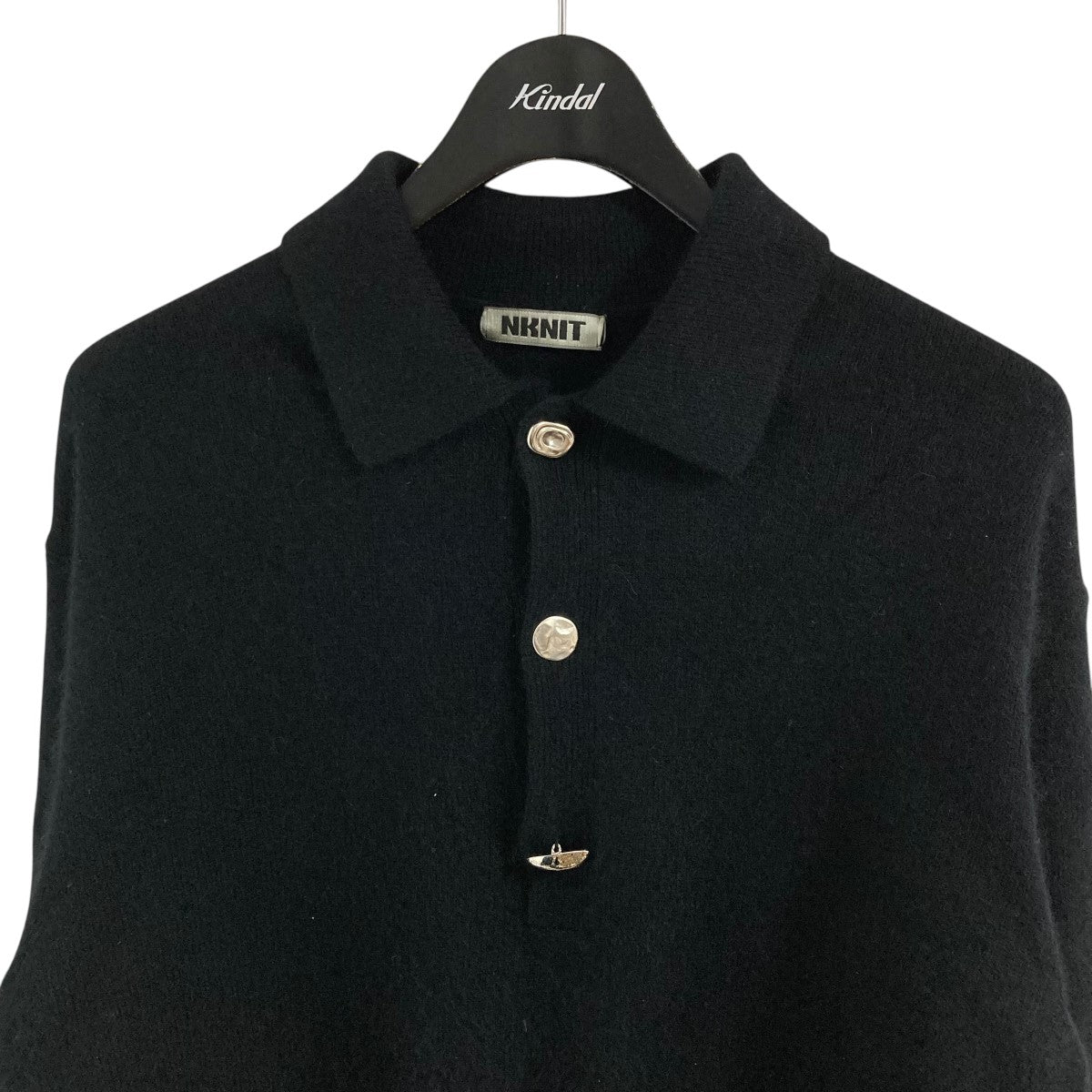 NKNIT(ンニット) ラクーンニット 24AW-N051 ブラック サイズ 2｜【公式