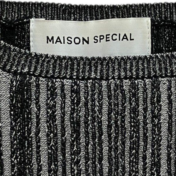 MAISON SPECIAL リブノースリーブトップ ニットベスト21231366002 古着・中古-5枚目のアイテム画像