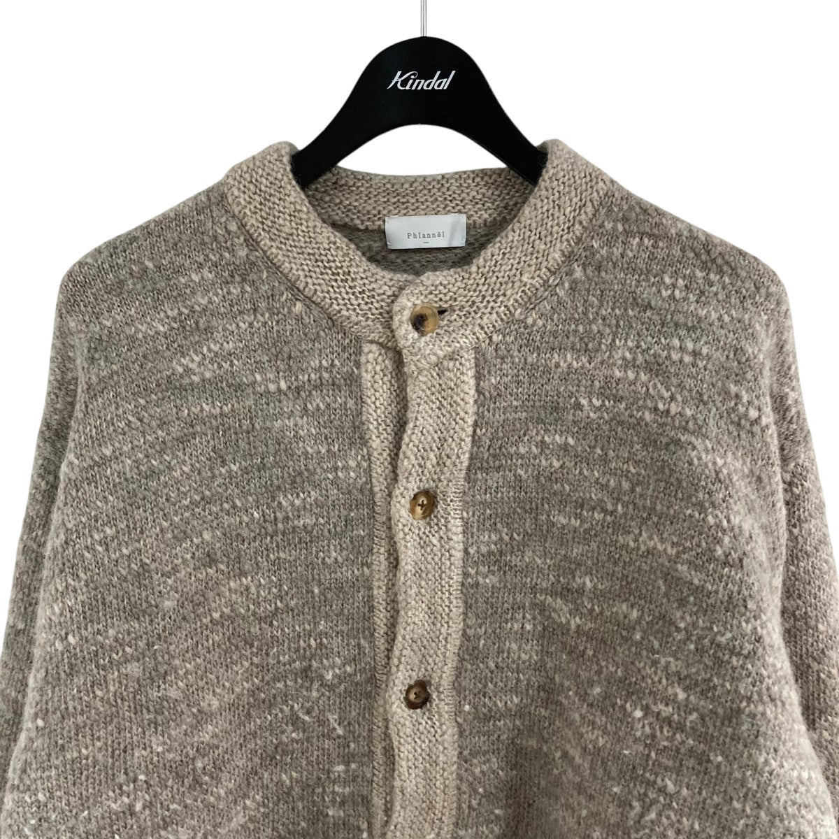 Phlannel(フランネル) 22AWWool Yak Guernsey Cardiganウール