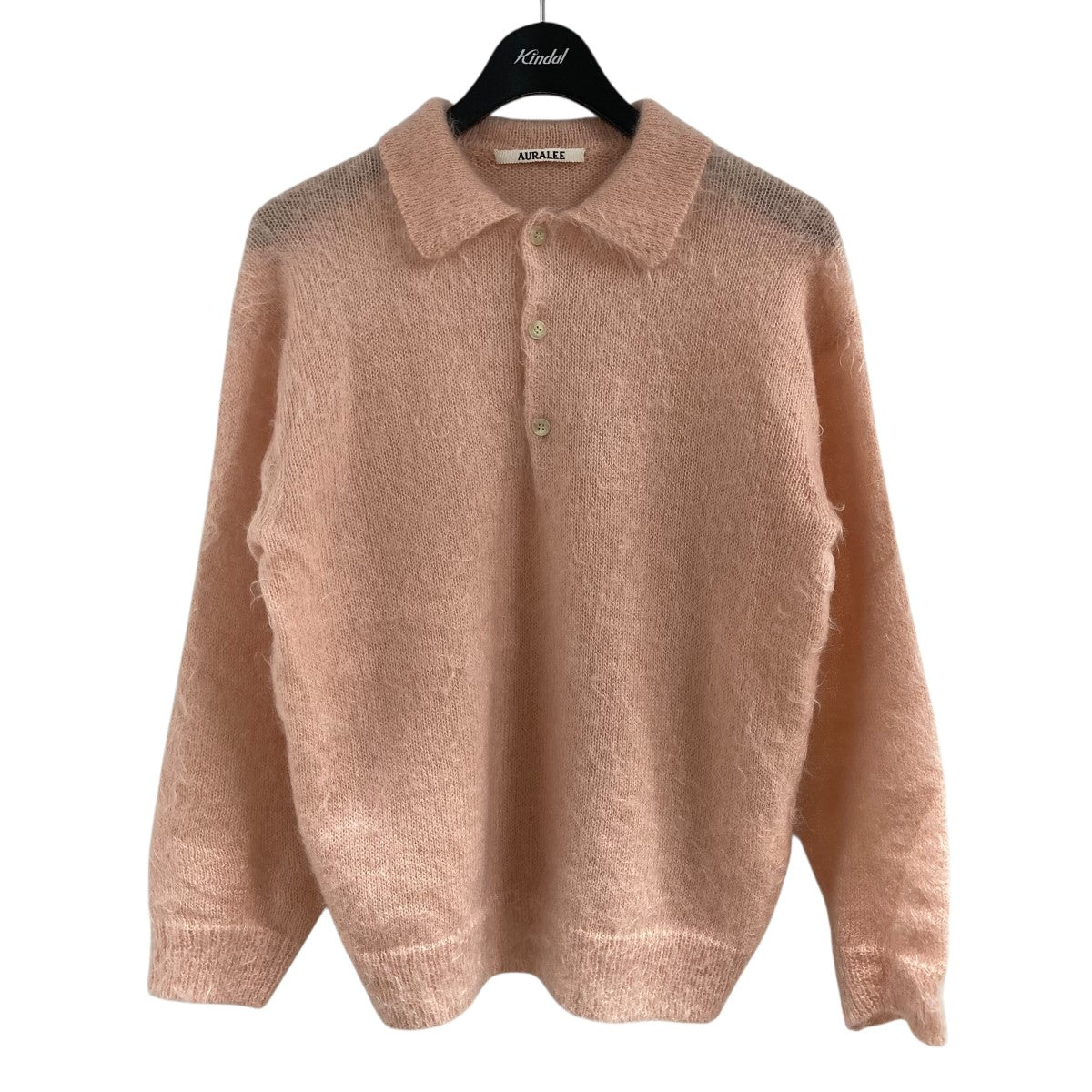 ニットポロシャツ