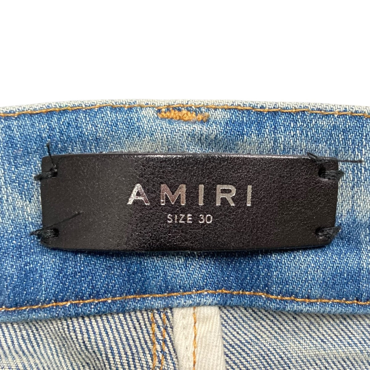 パッチワークデニムパンツ