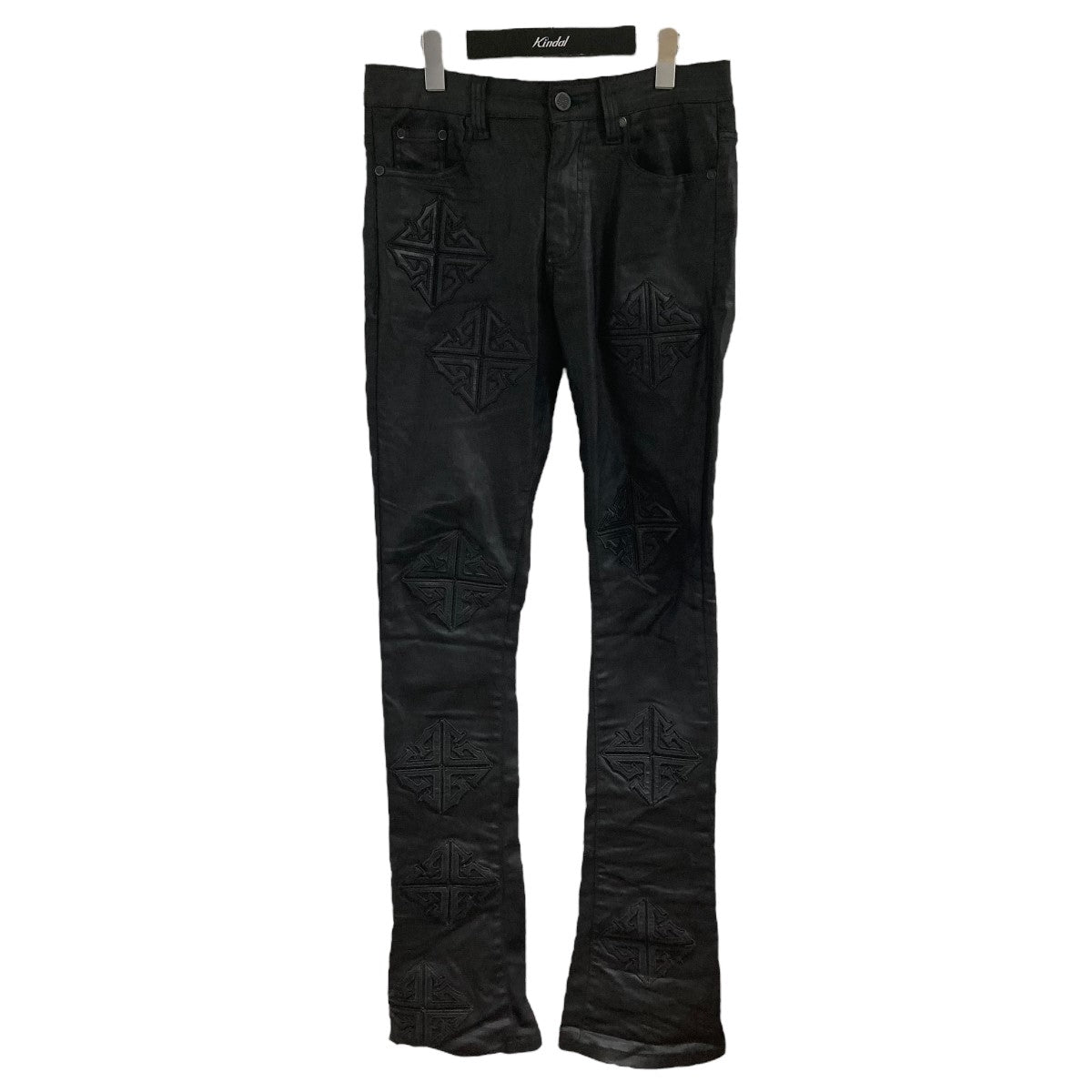 パッチワークデニムパンツ