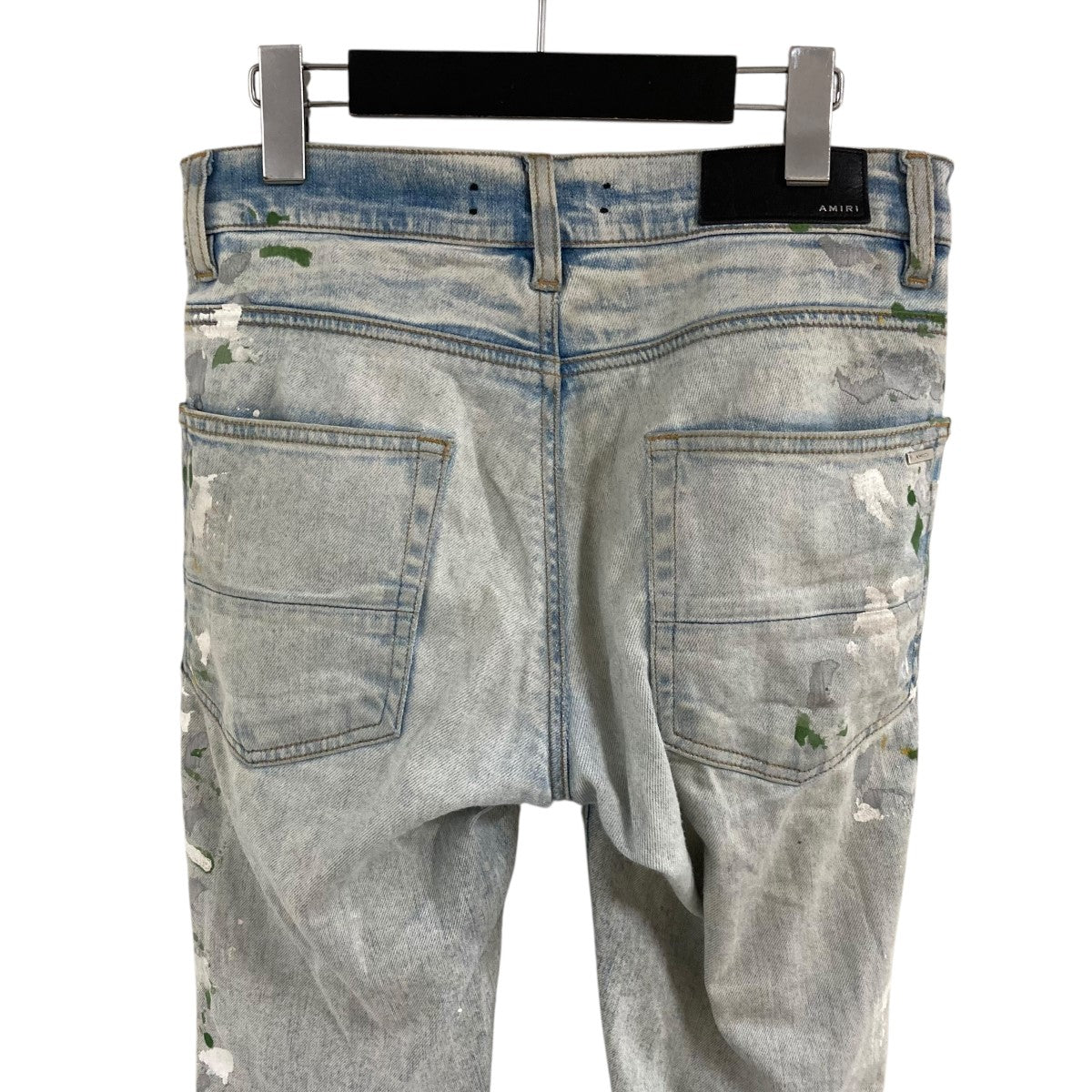 ペイントデニムパンツ