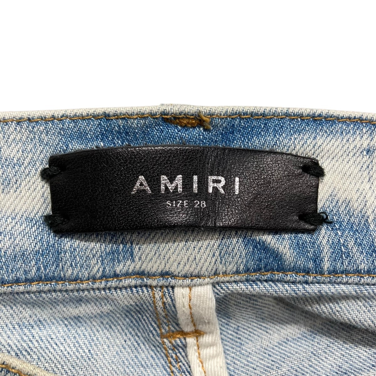 ペイントデニムパンツ