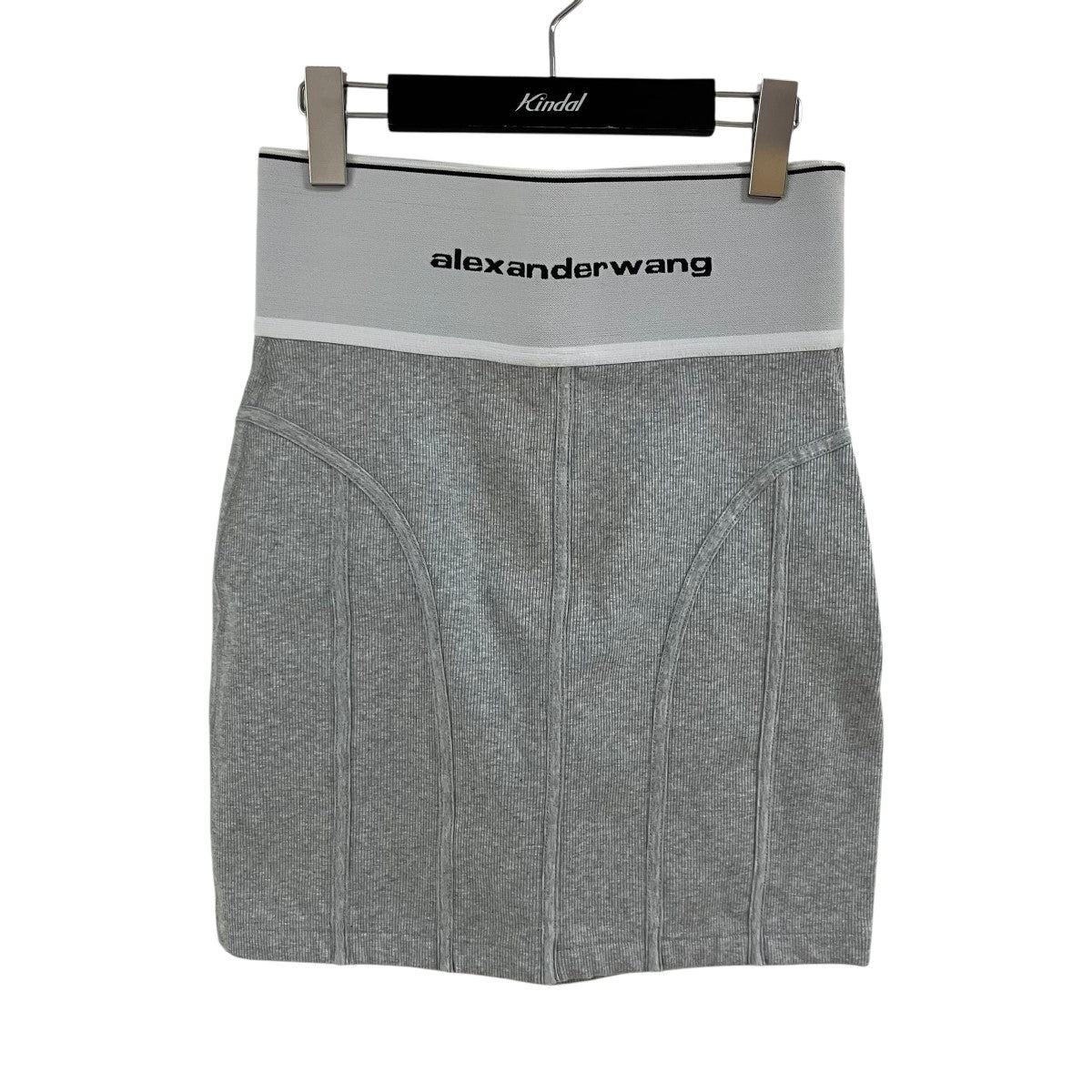 alexanderwang グレー タイトスカート XS ALEXANDER WANG(アレキサンダーワン) ニットタイトスカート グレー