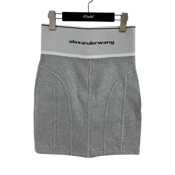 ALEXANDER WANG(アレキサンダーワン) ニットタイトスカート グレー
