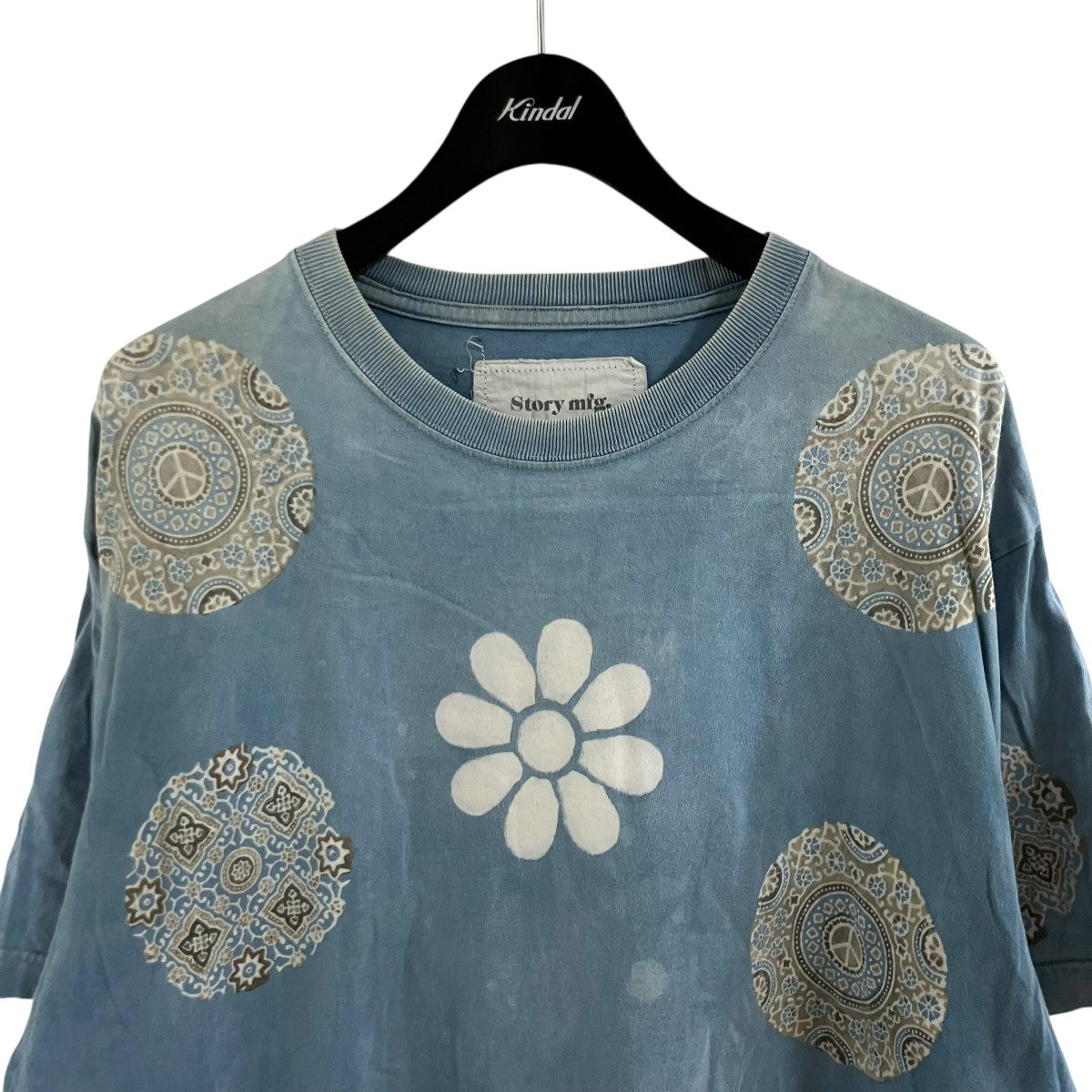 STORY MFG タイダイバンダナTシャツ 古着・中古-2枚目のアイテム画像