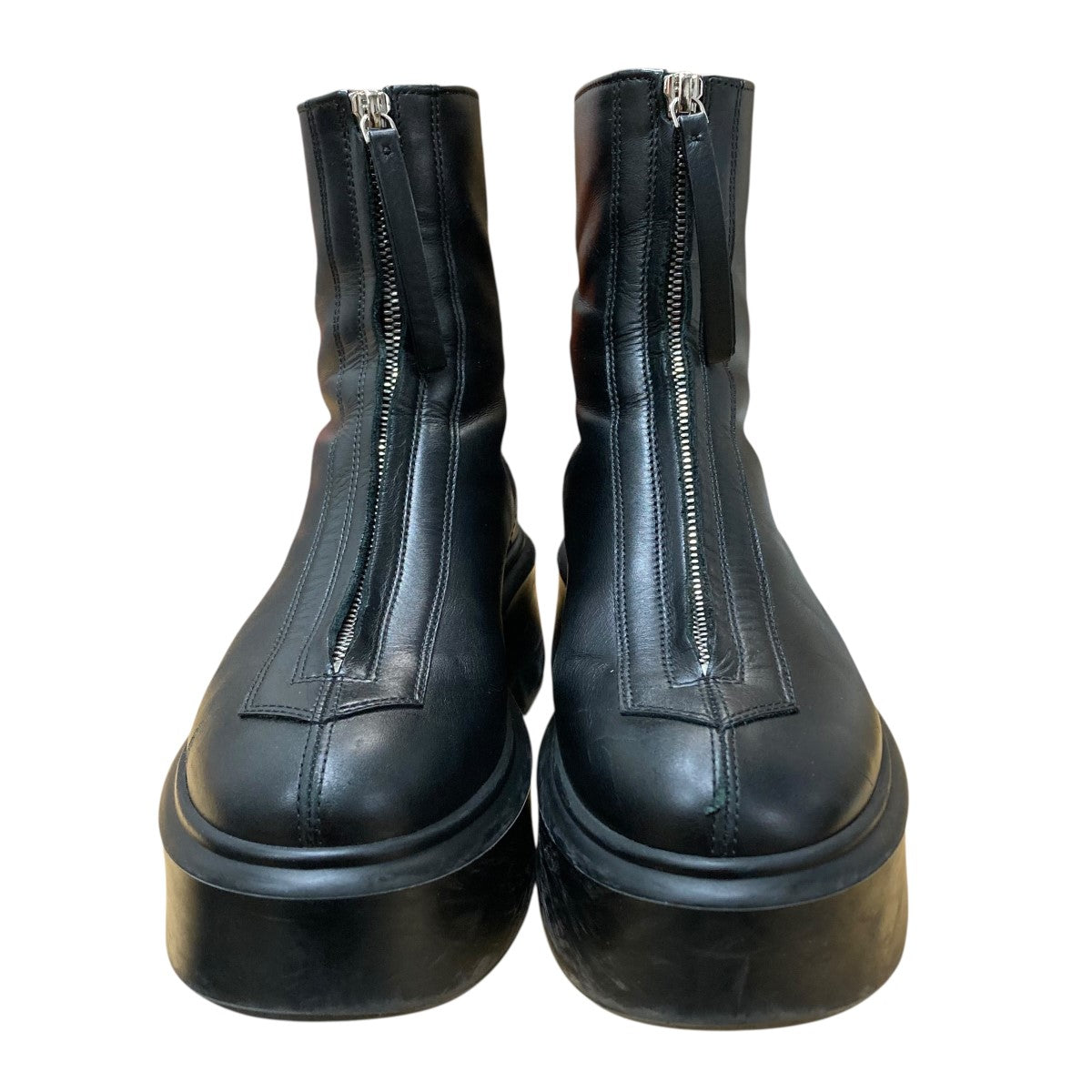 THE ROW(ザロウ) フロントジップブーツ F1144-L64R ブラック サイズ 41