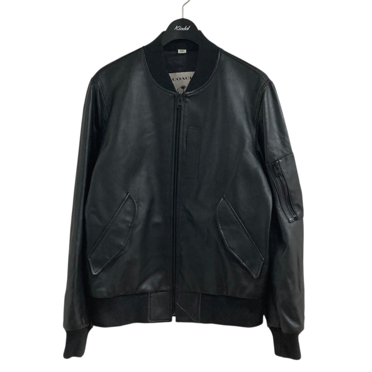 COACH(コーチ) ラムレザーライダースジャケット 888-262-6224 ブラック