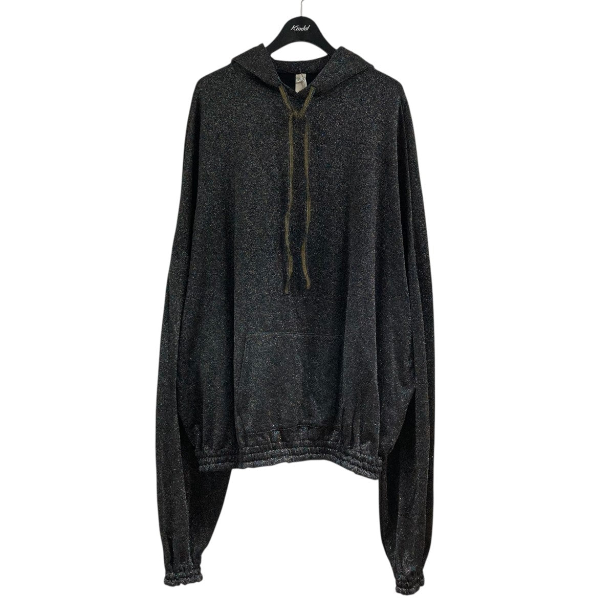 ラメ糸パーカー2402SK81ST UPCYCLED GIANT HOODIE