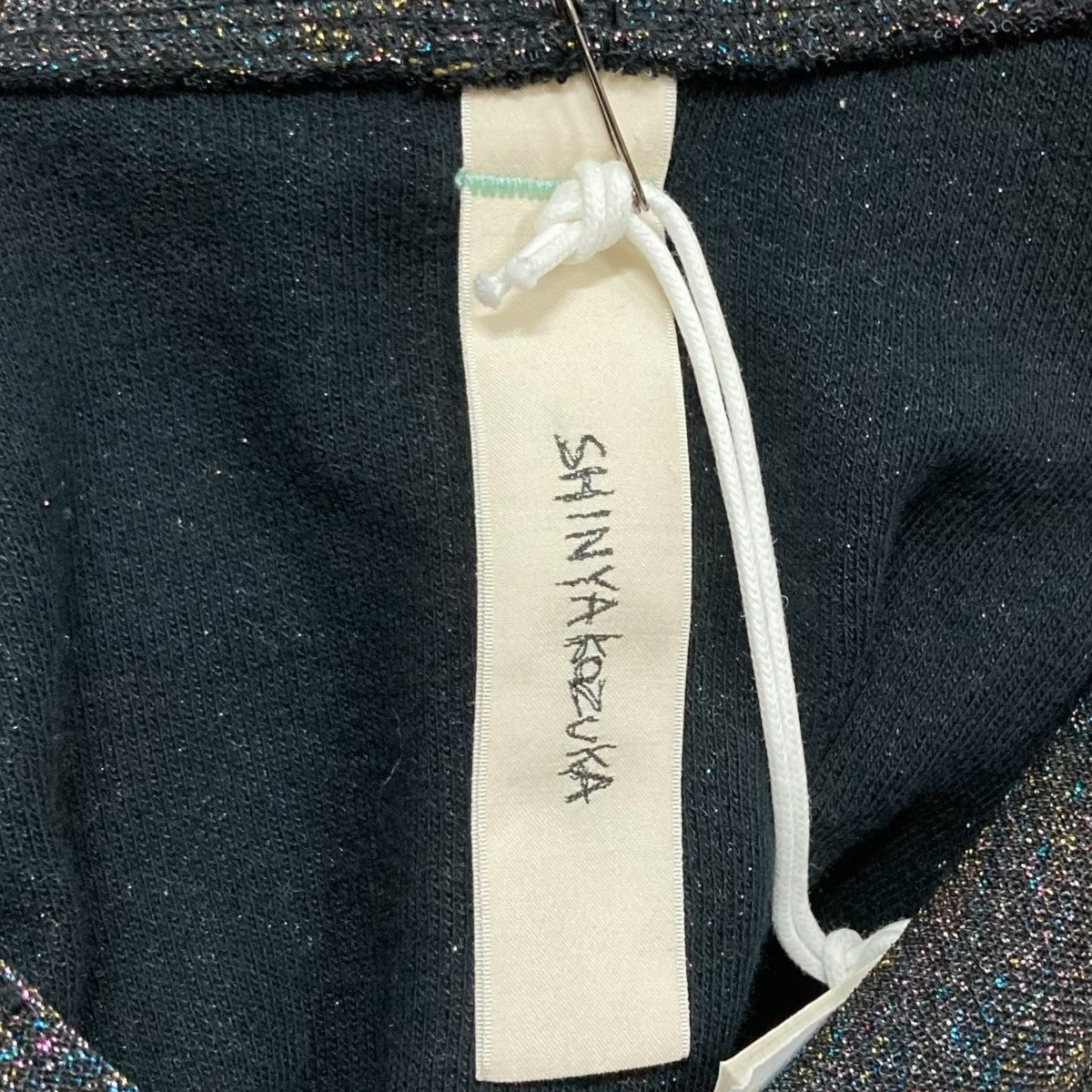 ラメ糸パーカー2402SK81ST UPCYCLED GIANT HOODIE