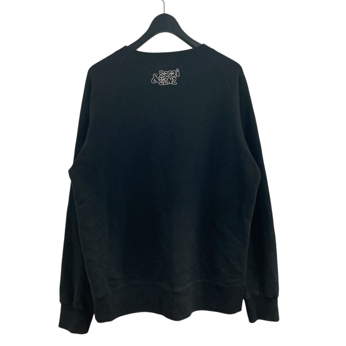 sacai×MARK GONZALES プリントスウェット 24-0818S ブラック サイズ 4
