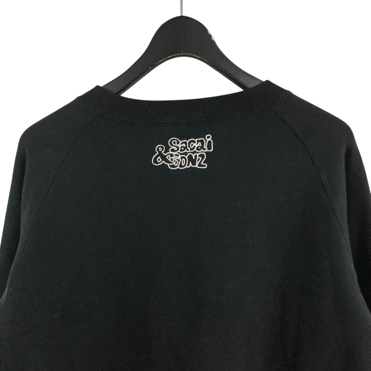 sacai×MARK GONZALES プリントスウェット 24-0818S ブラック サイズ 4