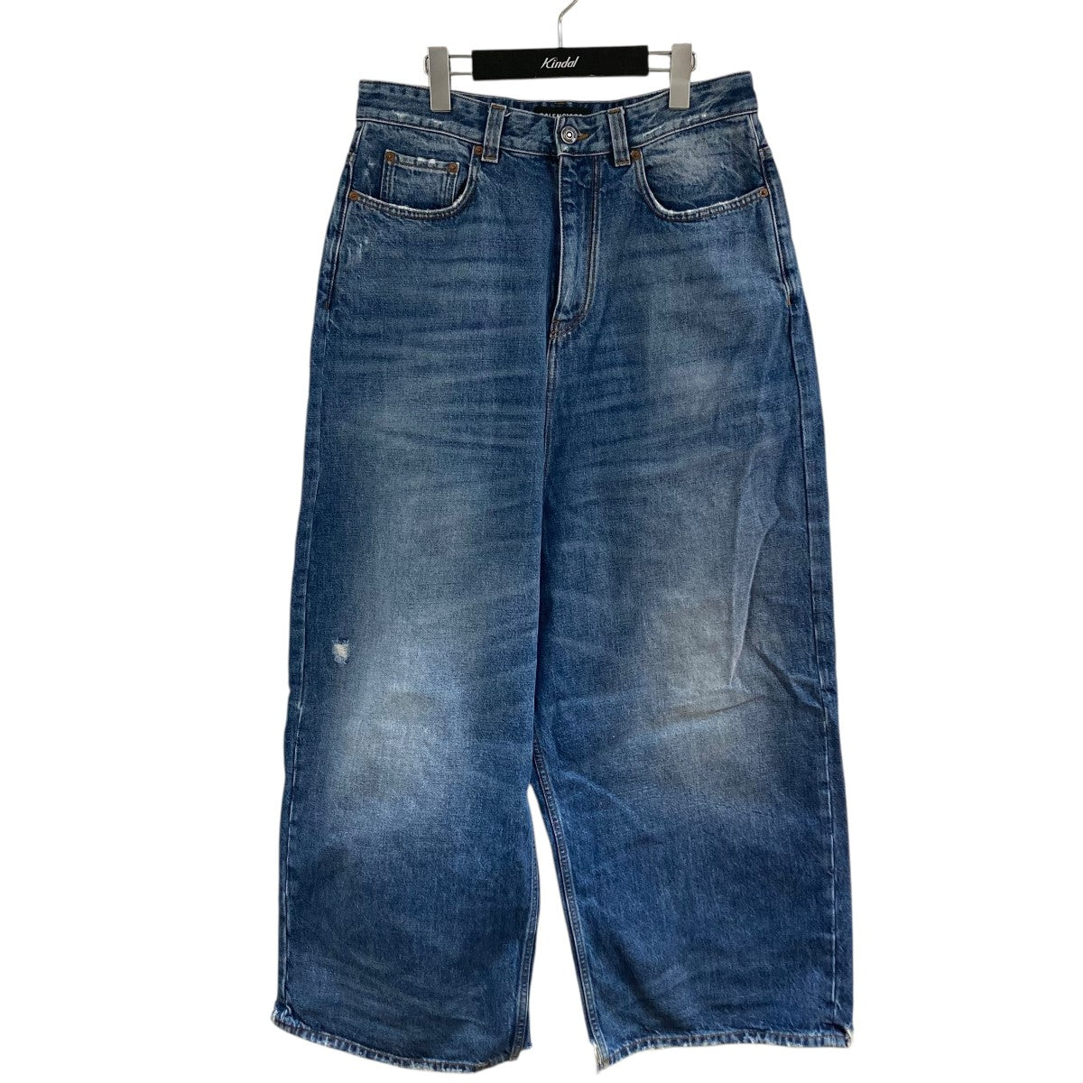 BALENCIAGA(バレンシアガ) クラッシュ加工ウォッシュドバギーデニム