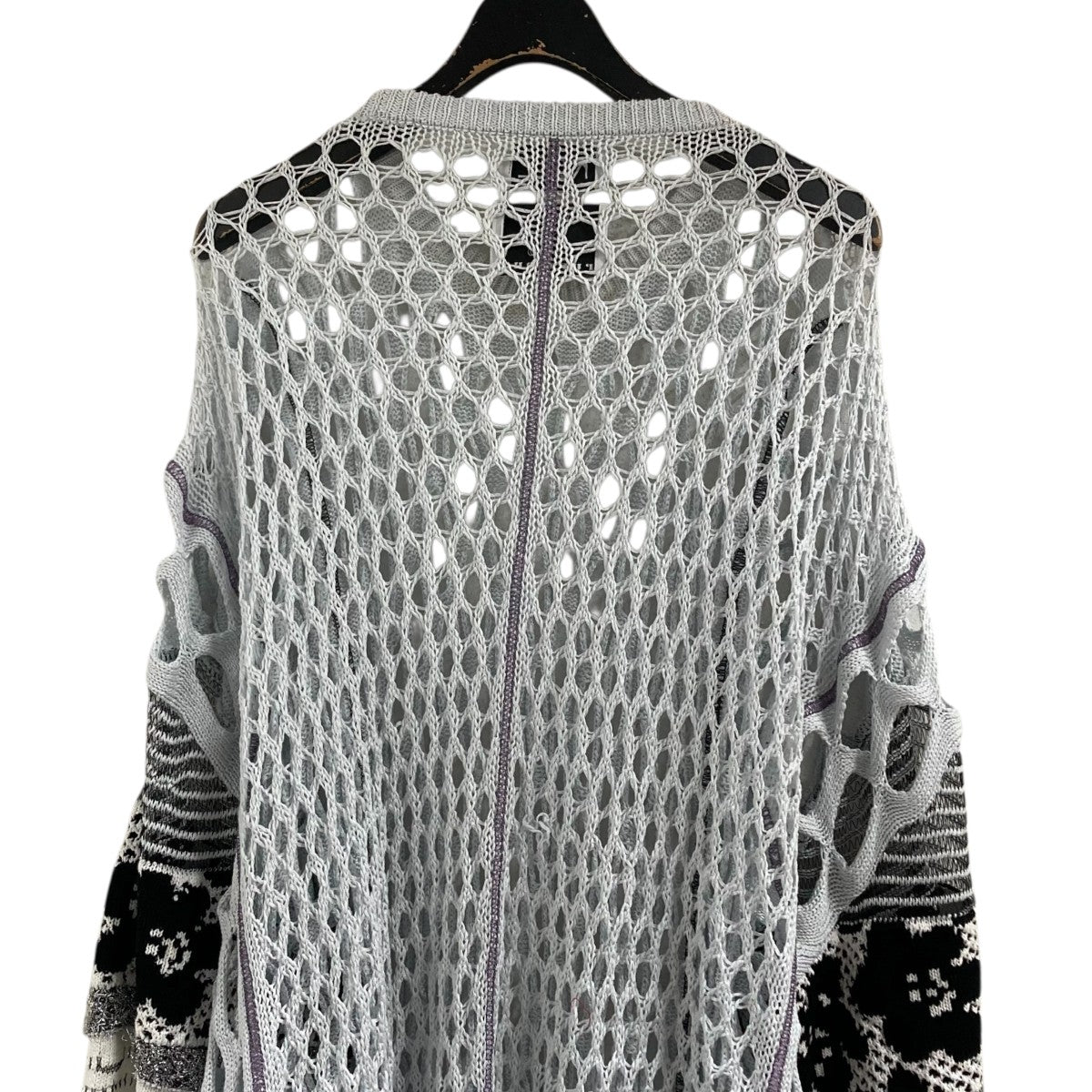 オーバーサイズメッシュニットKL587 Oversized Mesh Knit Pullover