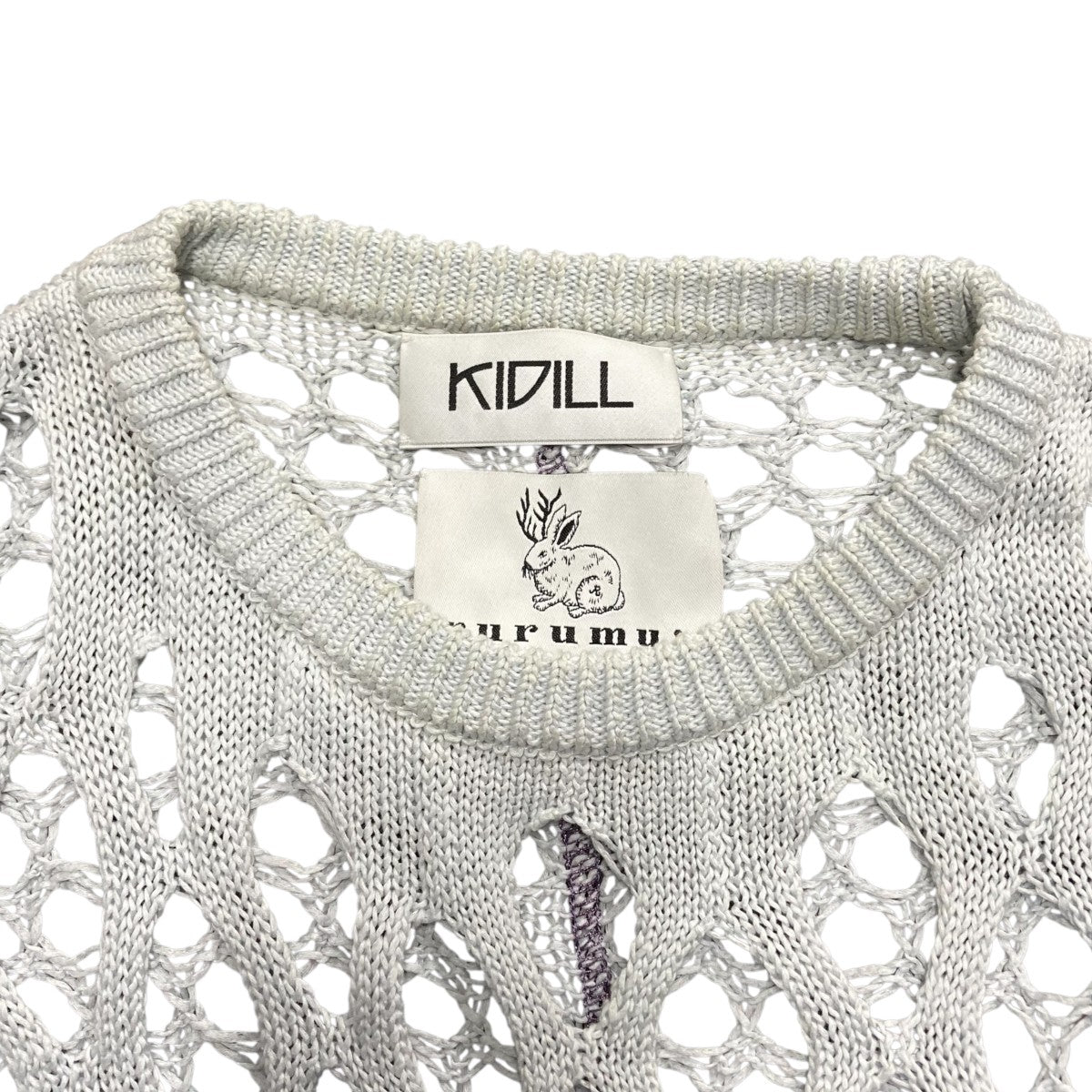 オーバーサイズメッシュニットKL587 Oversized Mesh Knit Pullover