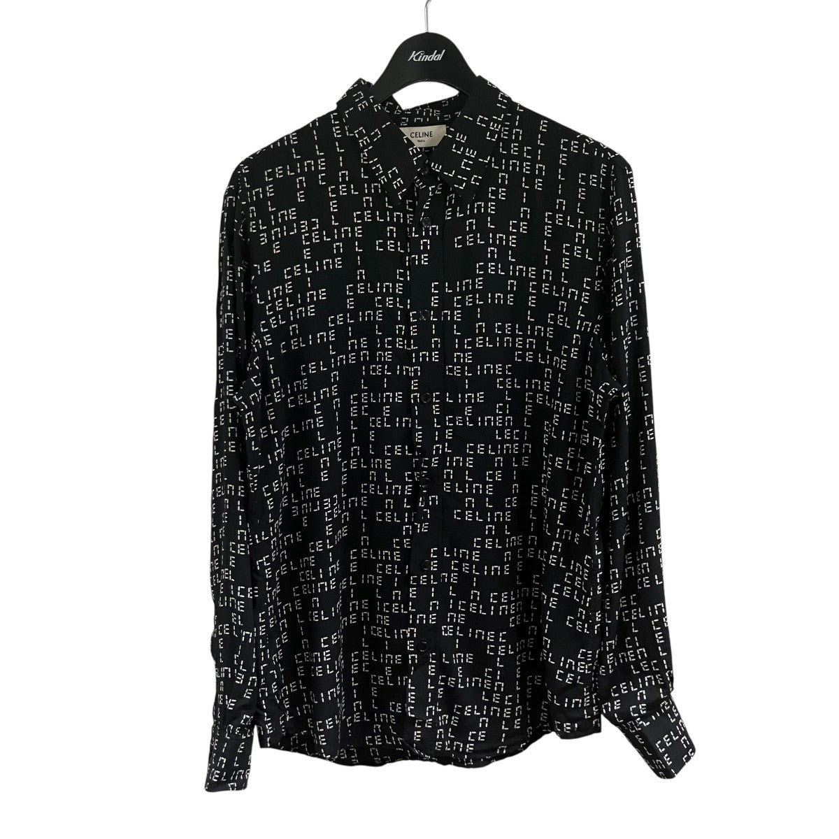 CELINE ロゴ総柄シャツ 古着・中古-1枚目のアイテム画像