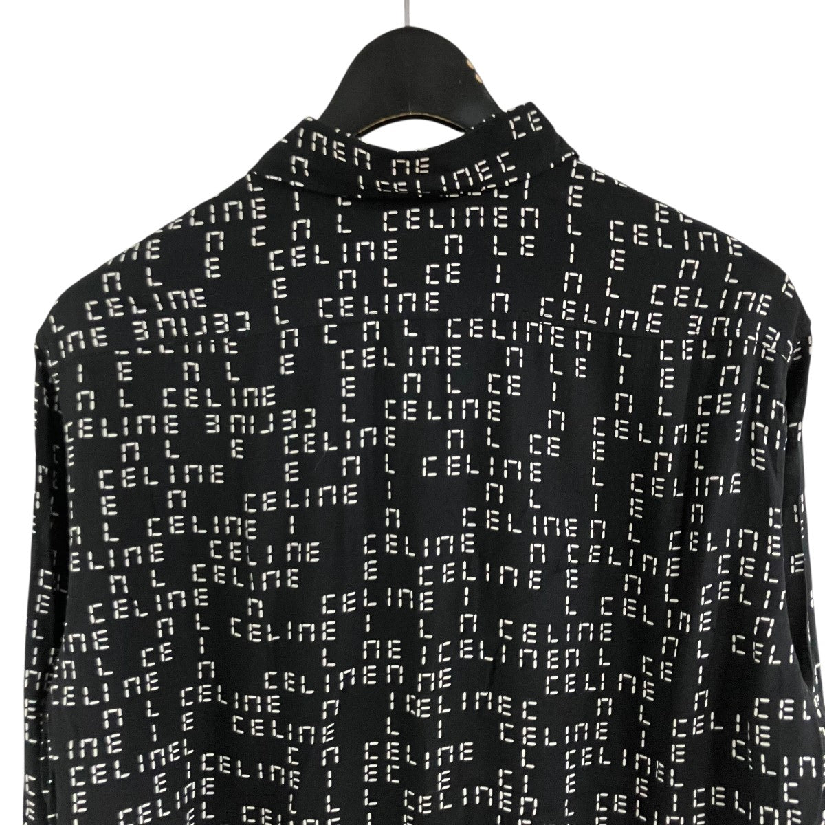 CELINE ロゴ総柄シャツ 古着・中古-4枚目のアイテム画像